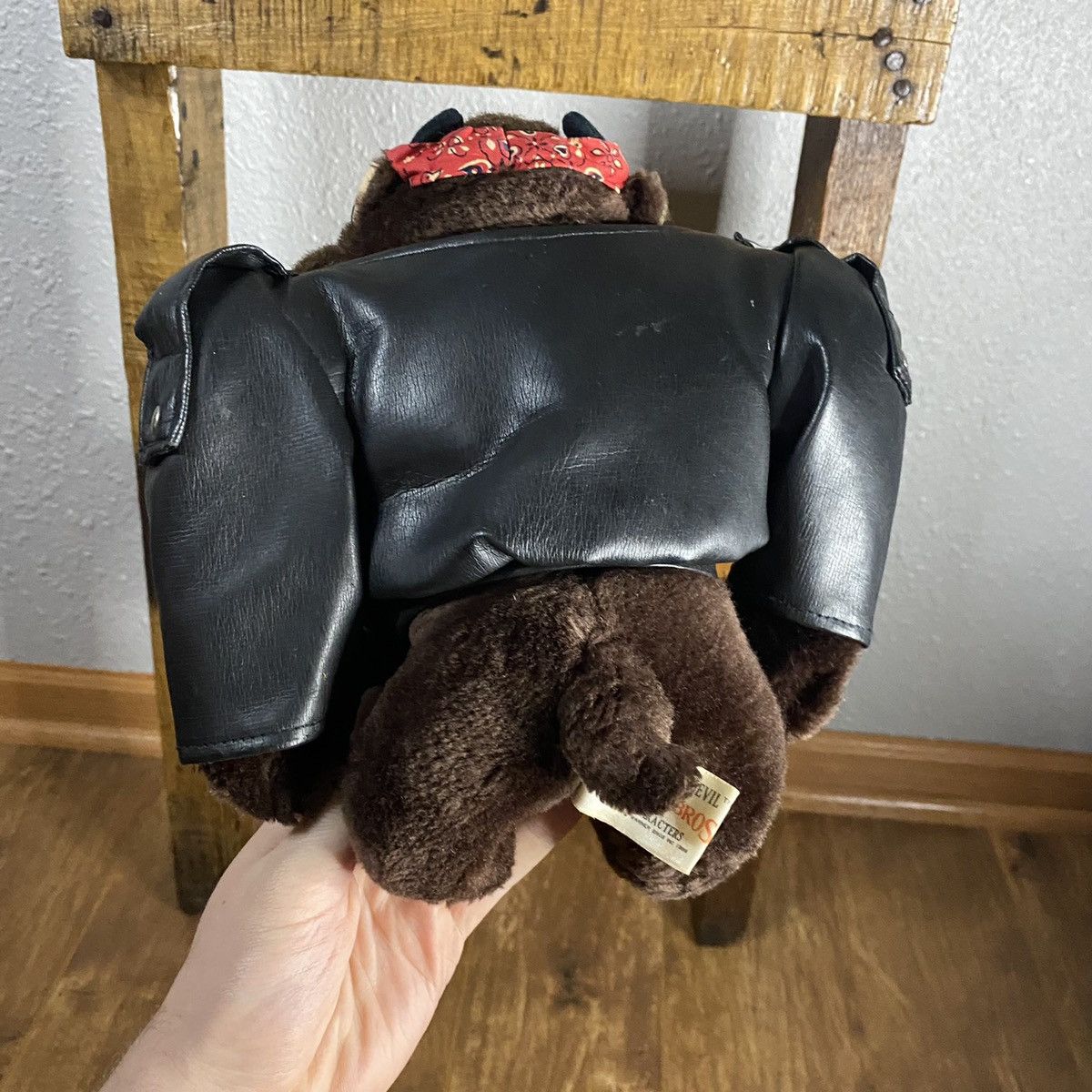 Harley Davidson × Vintage Taz Looney Tunes Harley Davidson Biker Plush Size ONE SIZE - 3 Thumbnail