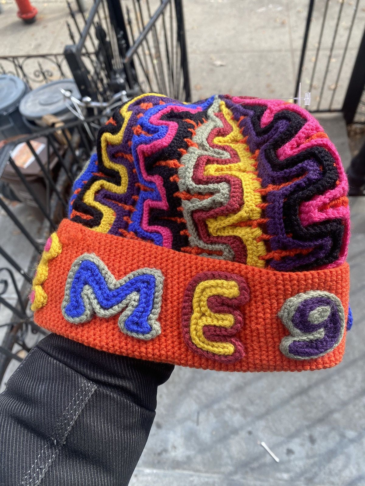 Supreme Supreme Yarn Applique Beanie | Grailed