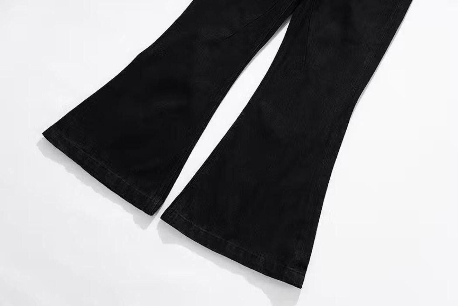 Jean Black Opium Baggy Flare jeans Size US 28 / EU 44 - 6 Thumbnail