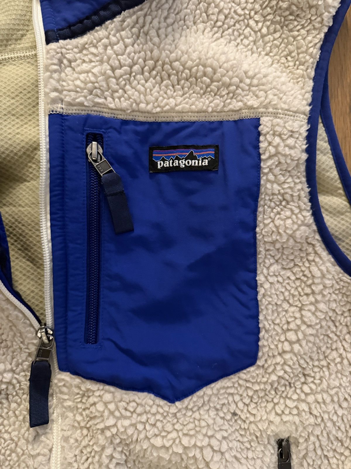 Patagonia Patagonia Retro X Vest size M Beige and Blue Size US M / EU 48-50 / 2 - 3 Thumbnail