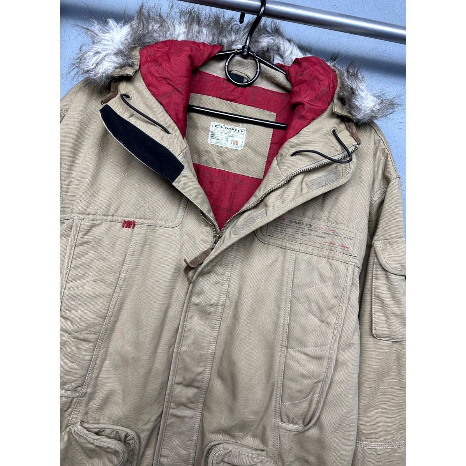 Oakley Oakley Jacket Men Parka Beige Size M Army Green Size US M / EU 48-50 / 2 - 2 Thumbnail