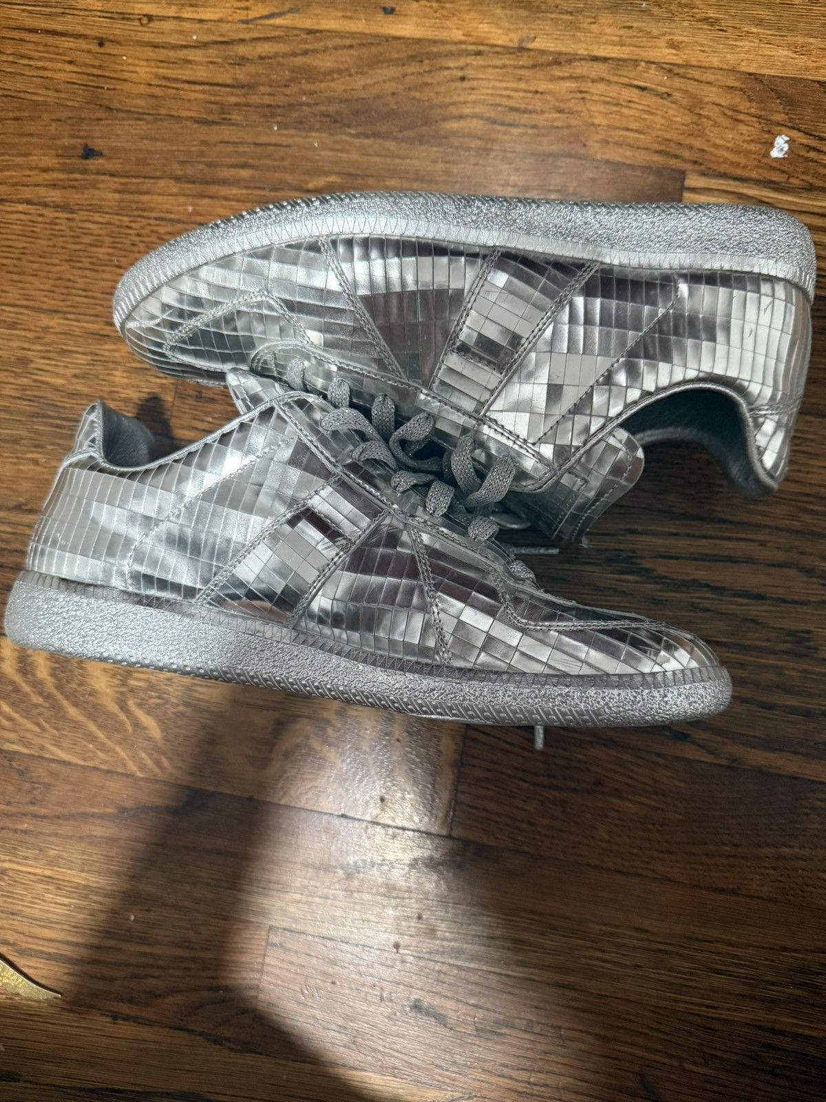 Maison Margiela RARE Maison Margiela SS18 GAT disco ball low top sneakers Size US 6.5 / EU 39-40 - 6 Thumbnail