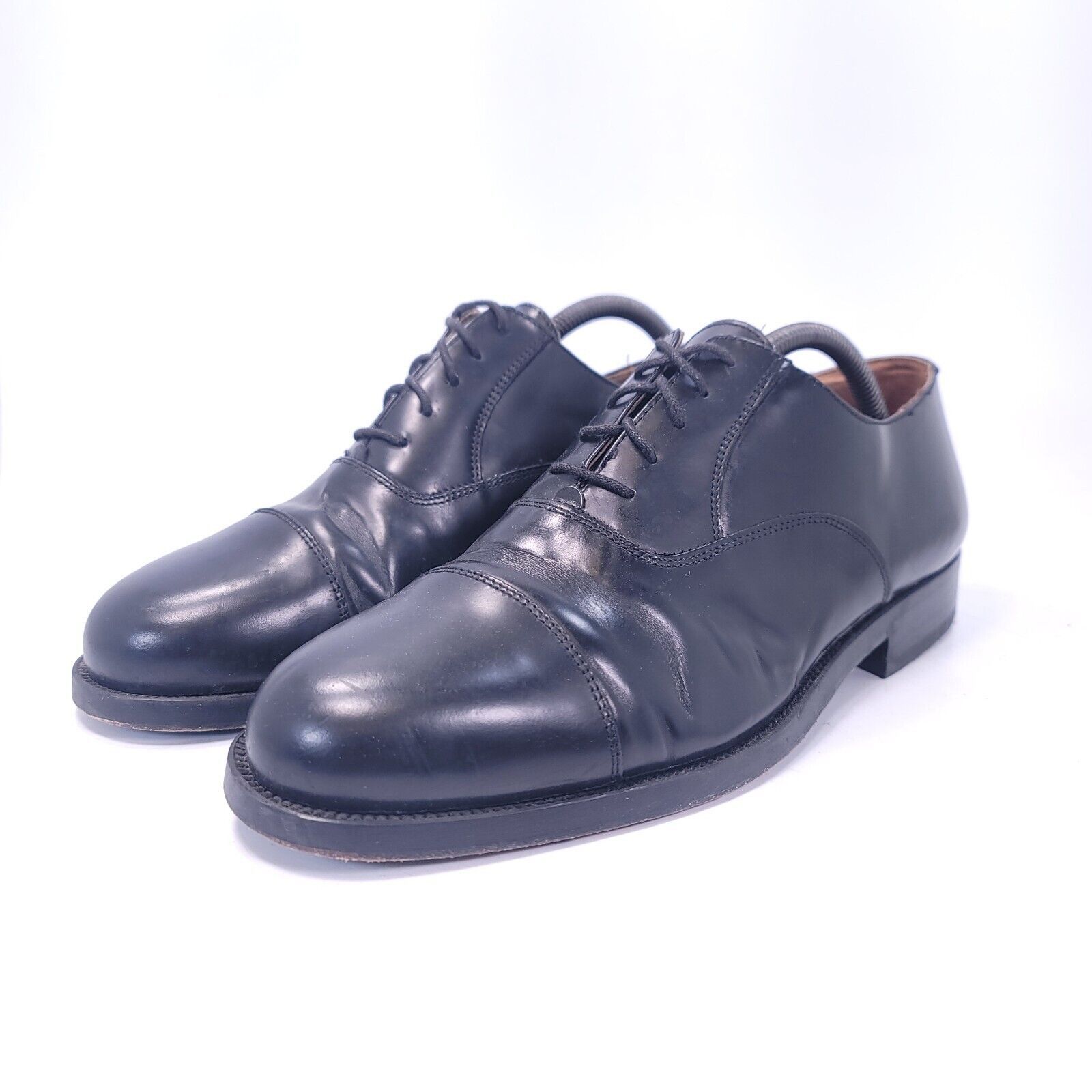 Other Todd Welsh Two Lace Up Leather Oxford Shoe Men Size 10 Black Size US 10 / EU 43 - 1 Thumbnail