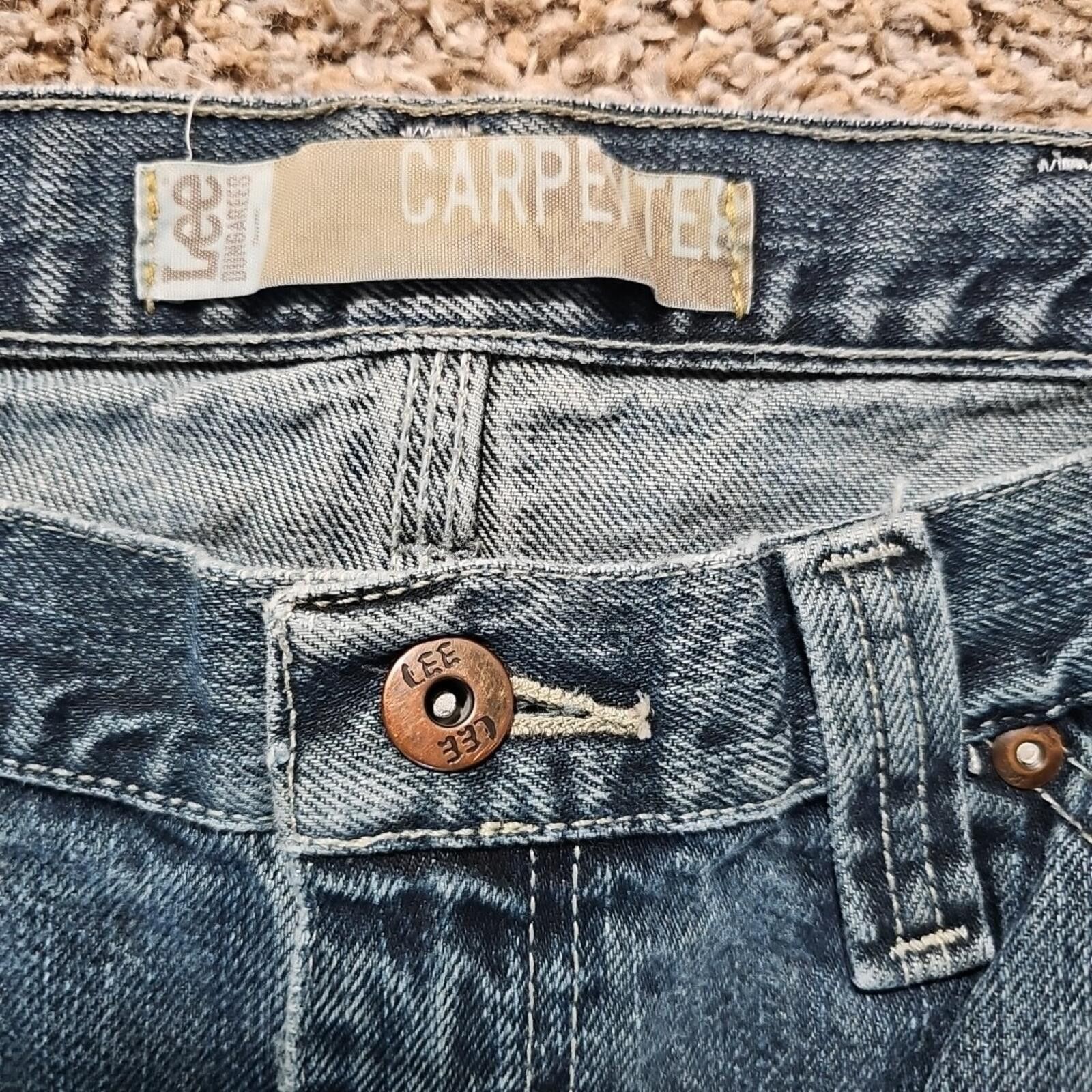 Lee Lee Dungarees Carpenter Jeans 34x30 Size US 34 / EU 50 - 2 Thumbnail
