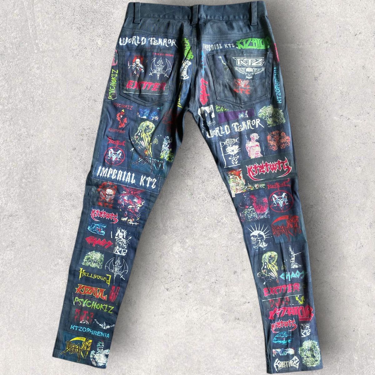 KTZ KTZ trompe l'oeil Metal Patchwork Pants Size US 30 / EU 46 - 5 Thumbnail