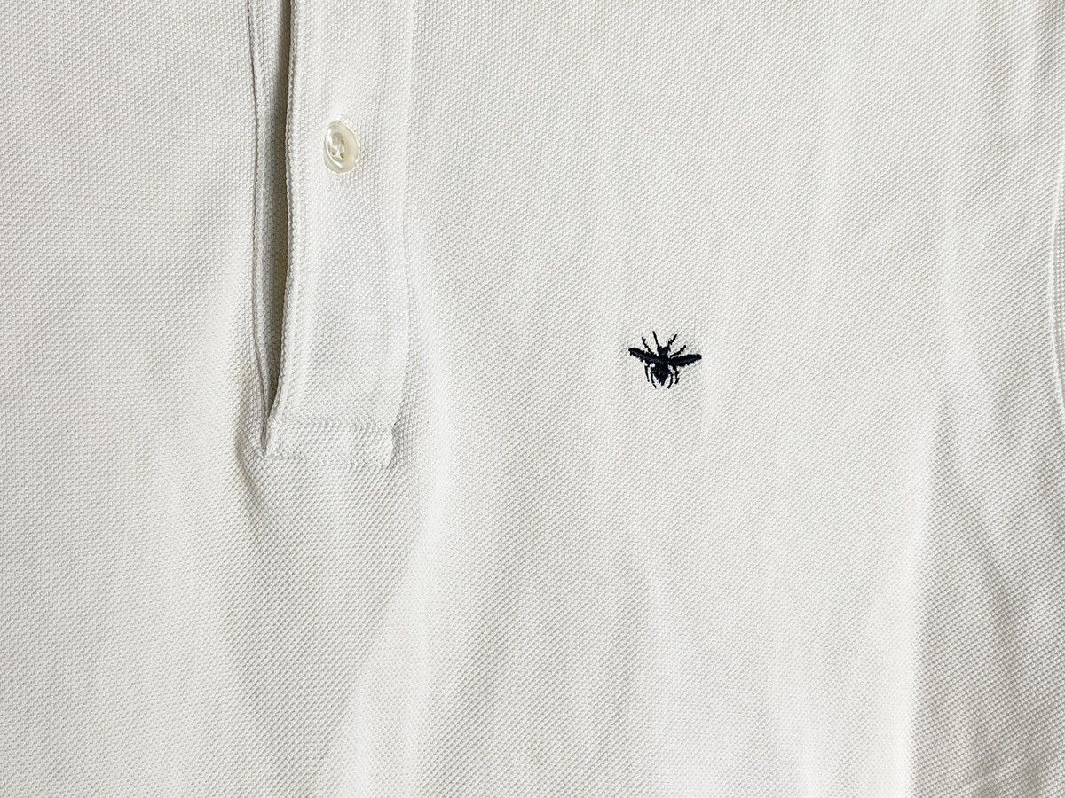 Dior Dior Bee Embroidered Short-Sleeves Polo Size US XL / EU 56 / 4 - 5 Thumbnail