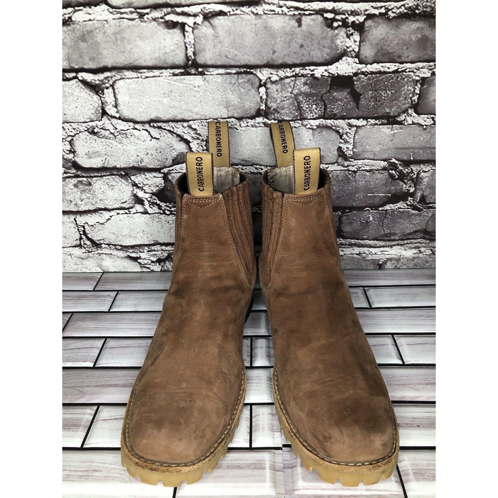 Other Carbonero Botin Traditional Brown Leather Chelsea Ankle Heel Size US 6 / IT 36 - 11 Thumbnail
