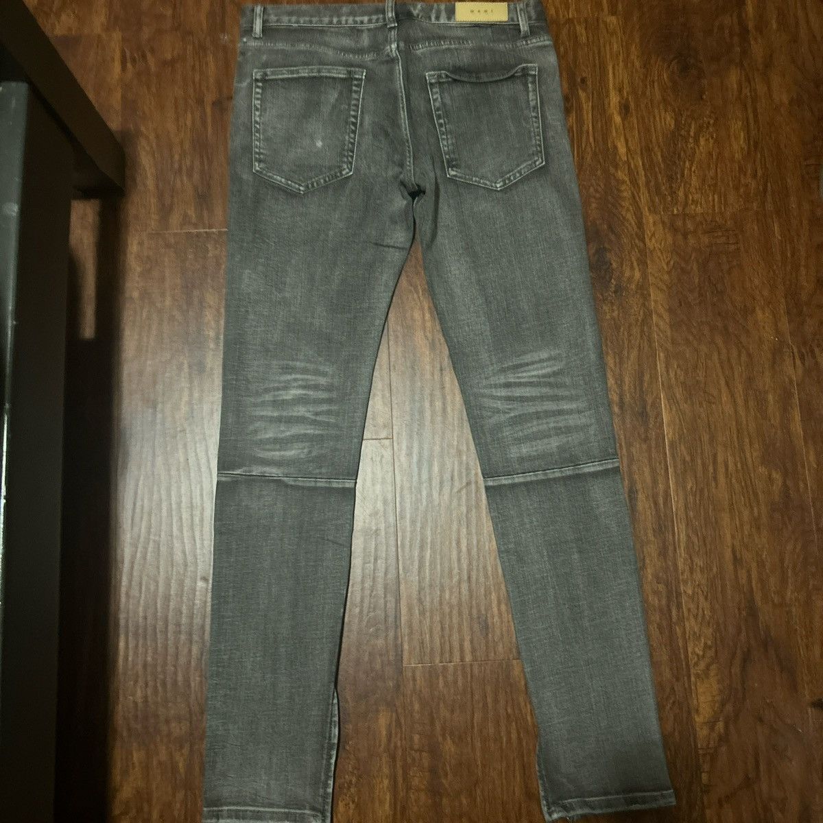 Other Grey/black straight leg y2k Mimi jeans!! Size US 33 - 5 Thumbnail