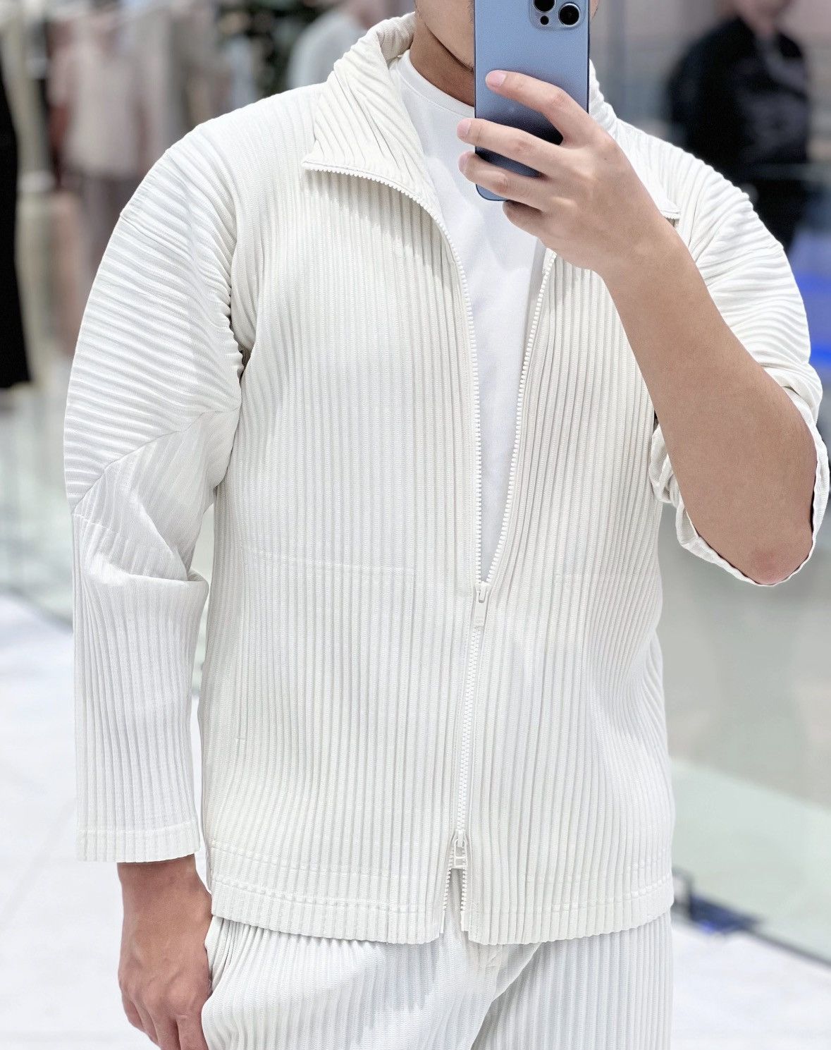 Homme Plisse Issey Miyake Issey Miyake HP Double Zipper Jacket JL106 Size US M / EU 48-50 / 2 - 2 Thumbnail