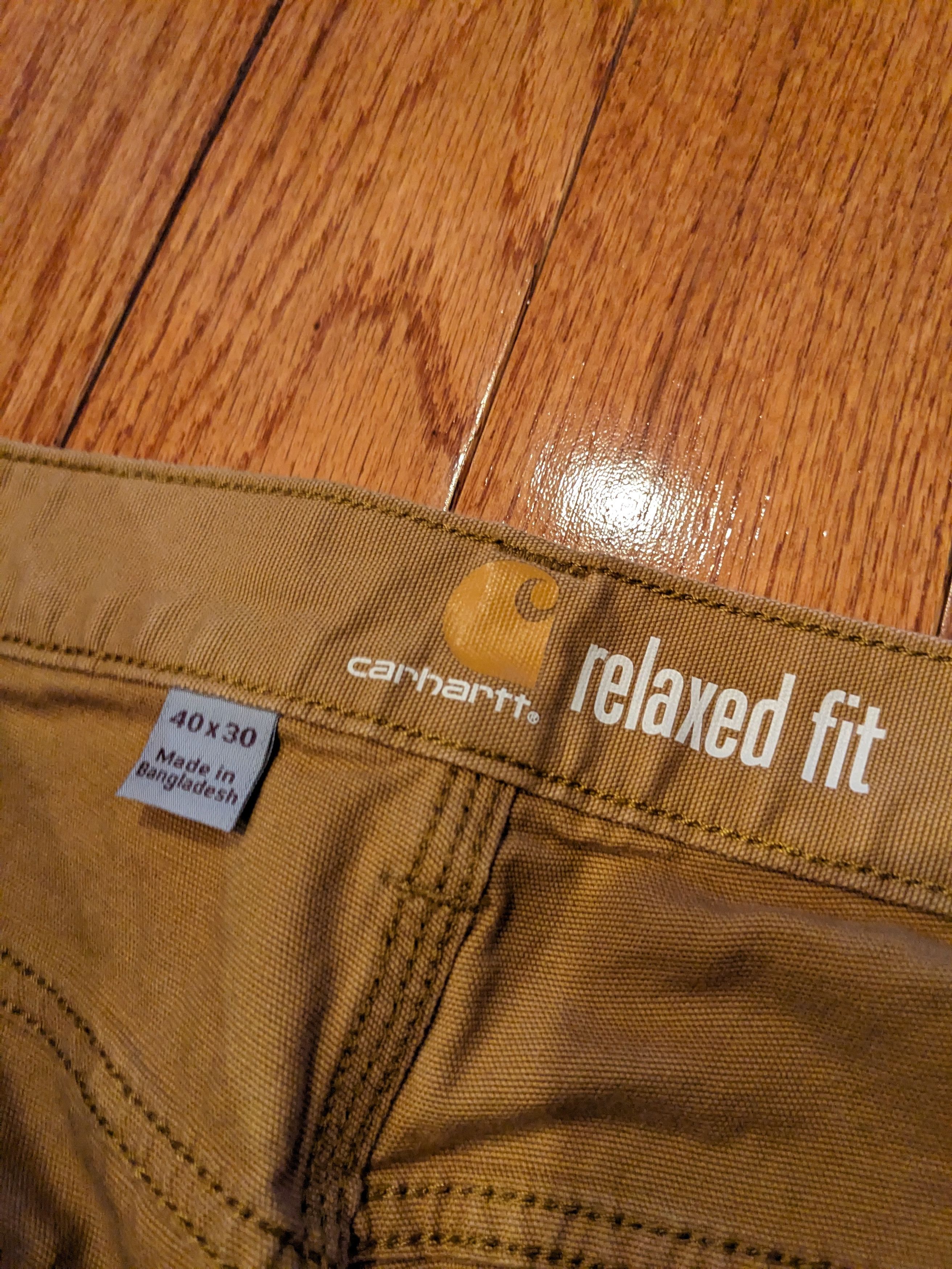 Carhartt × Vintage Vintage Y2K Carhartt 40 x 30 Relaxed Fit Tan Brown Pants Size US 40 / EU 56 - 4 Thumbnail