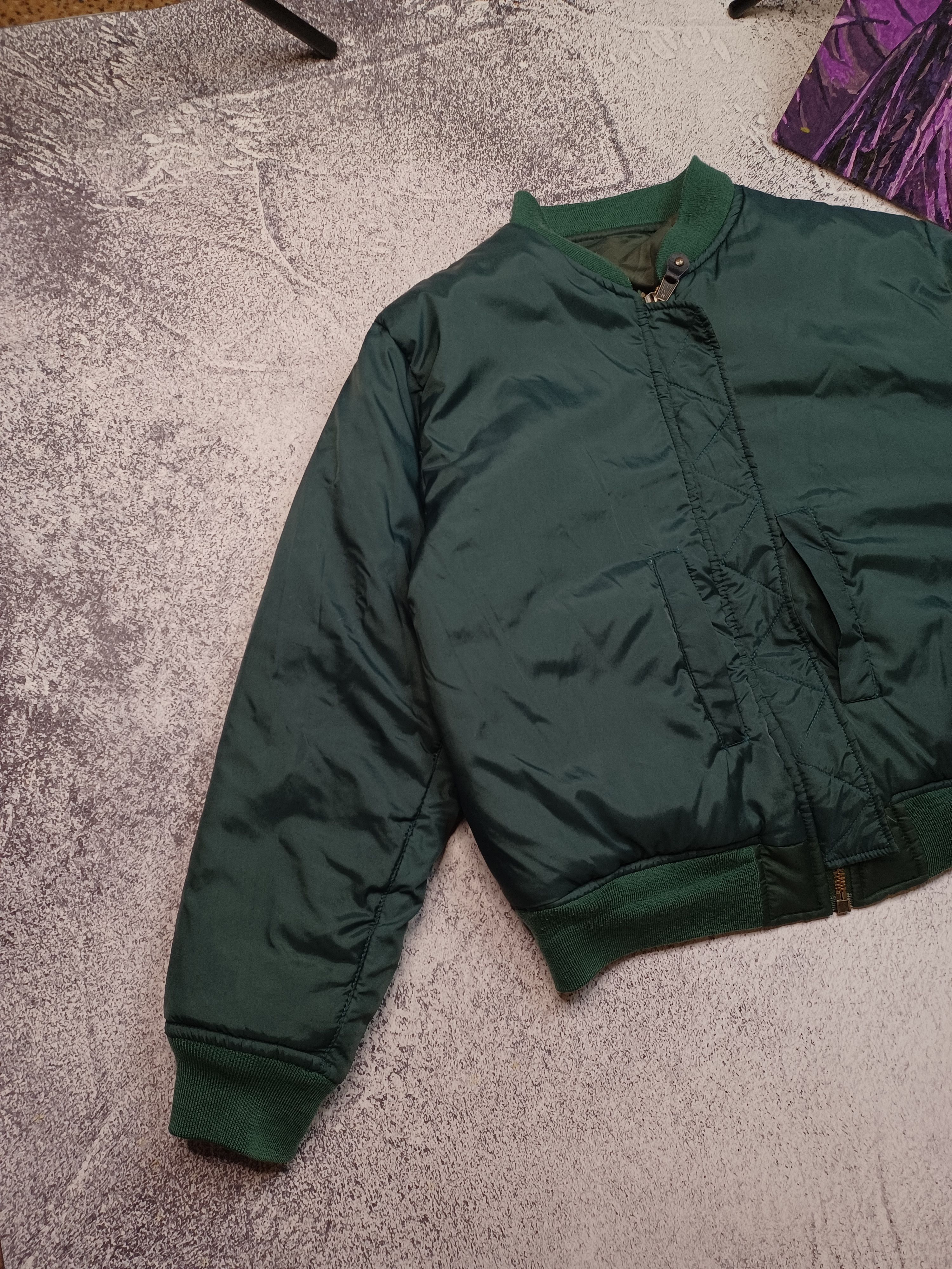 Vintage Vintage MA1 Bomber Jacket Size US L / EU 52-54 / 3 - 3 Thumbnail