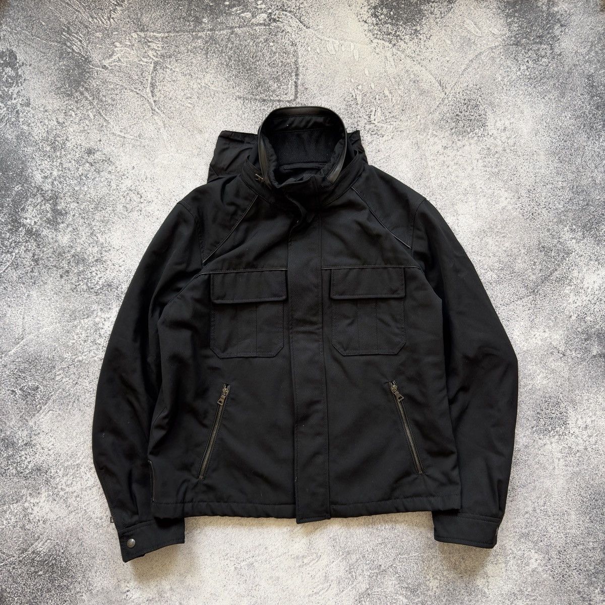 トップス 04ss archive prada full zip parka Prada Printed Pixelated Weather Map Parka | Hypebeast