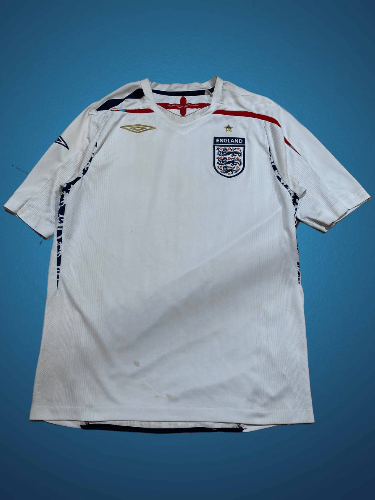 Umbro Umbro England Team Jersey Home Football 2007 - 2009 Size M Size US M / EU 48-50 / 2 - 1 Thumbnail