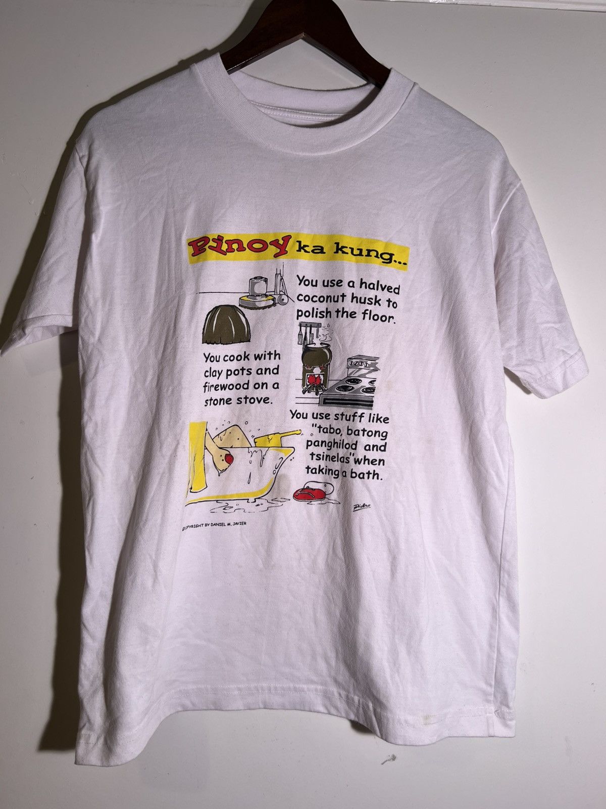 Vintage 90's 2000's Y2K Vintage Pinoy Ka Kung Filipino Tagalog Shirt Size US L / EU 52-54 / 3 - 1 Thumbnail