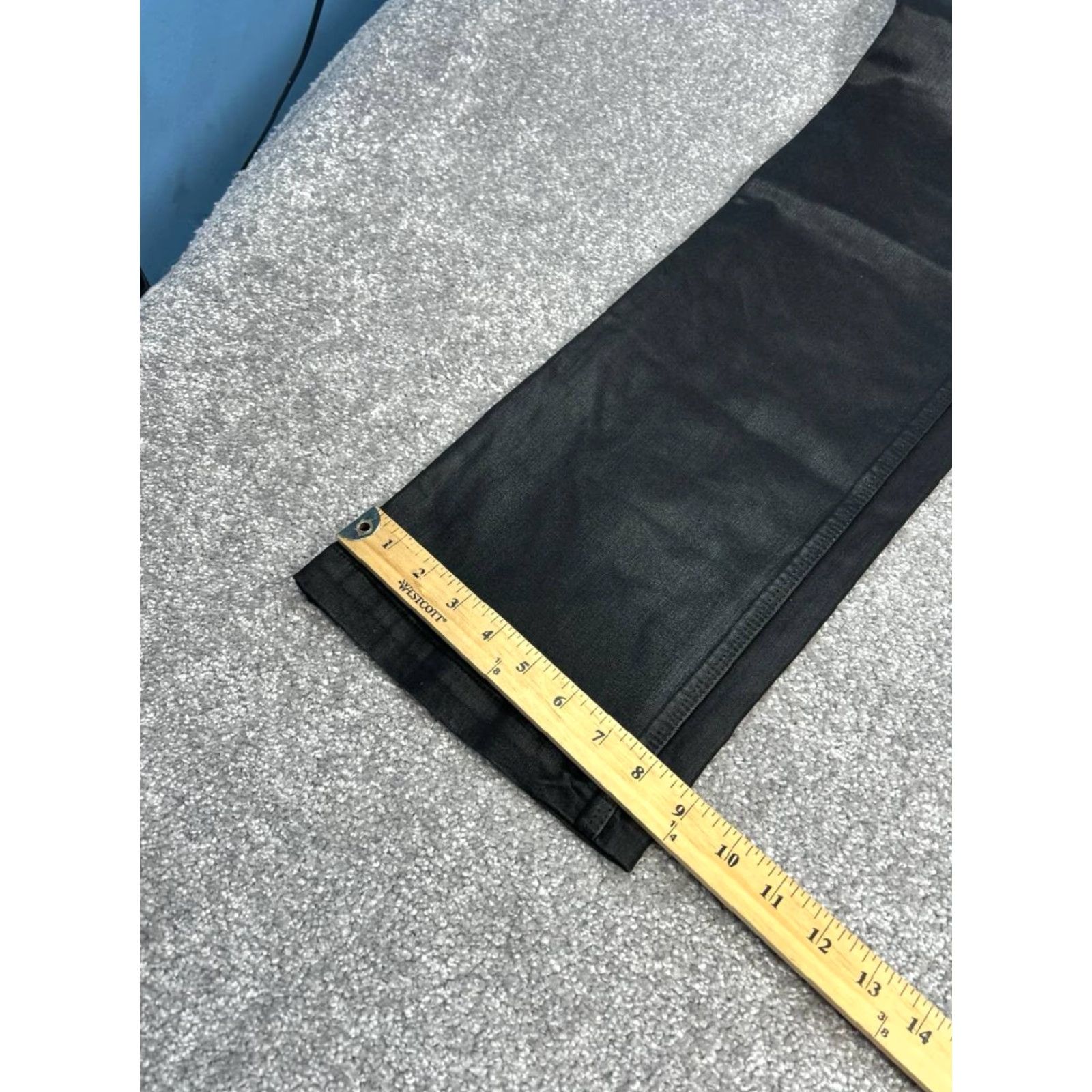 Paige Paige Nellie Cropped Jeans Women 25 Black Denim High Rise Wide Leg 26x26 Jeans Woman Slim Stretch Cotton Spandex Rayon Paige Rich City Preppy Modern Size 42" / US 20 - 6 Thumbnail