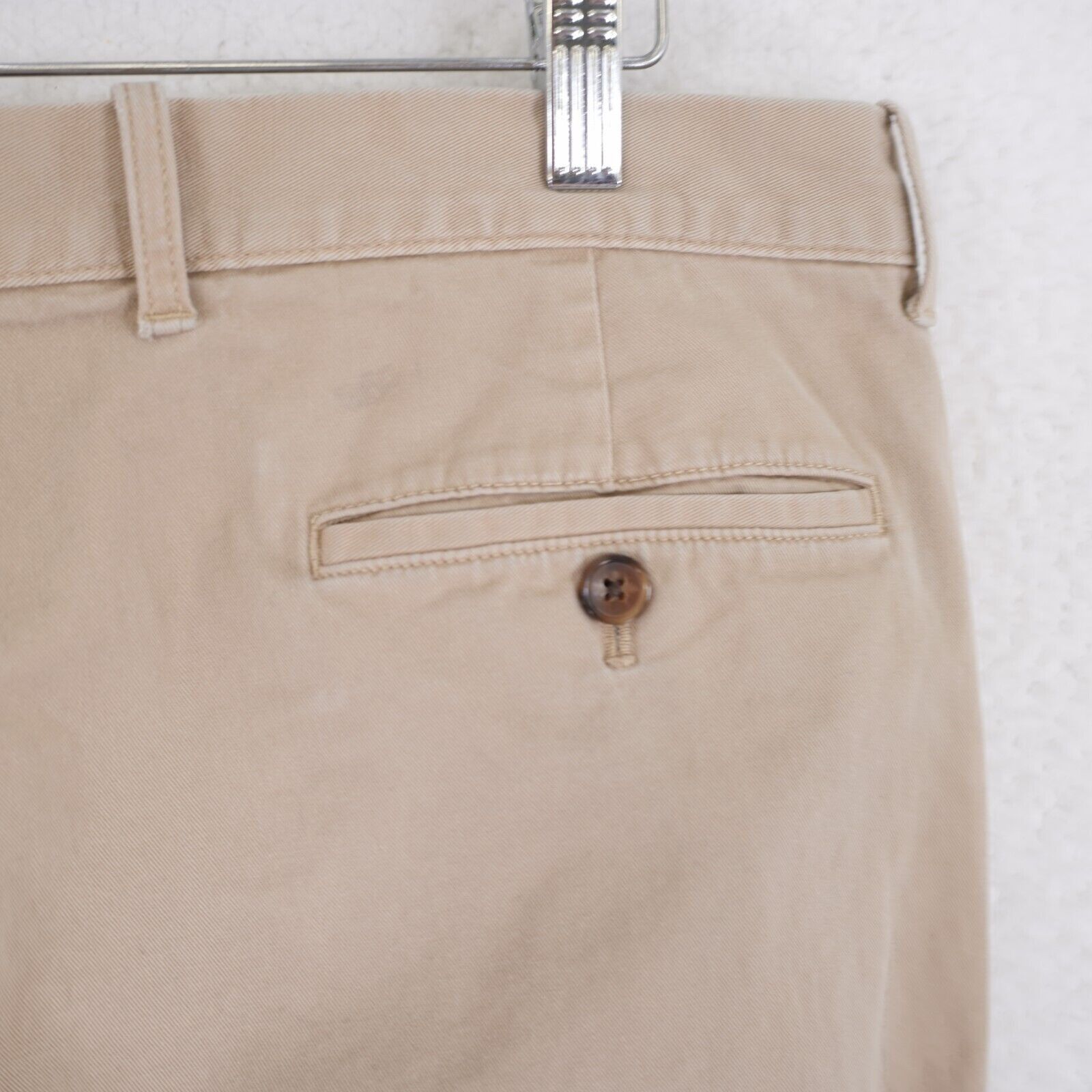 J.Crew J. Crew Flex Tan Cotton Straight Chino Pants 34/28 Mid Rise Size US 34 / EU 50 - 5 Thumbnail