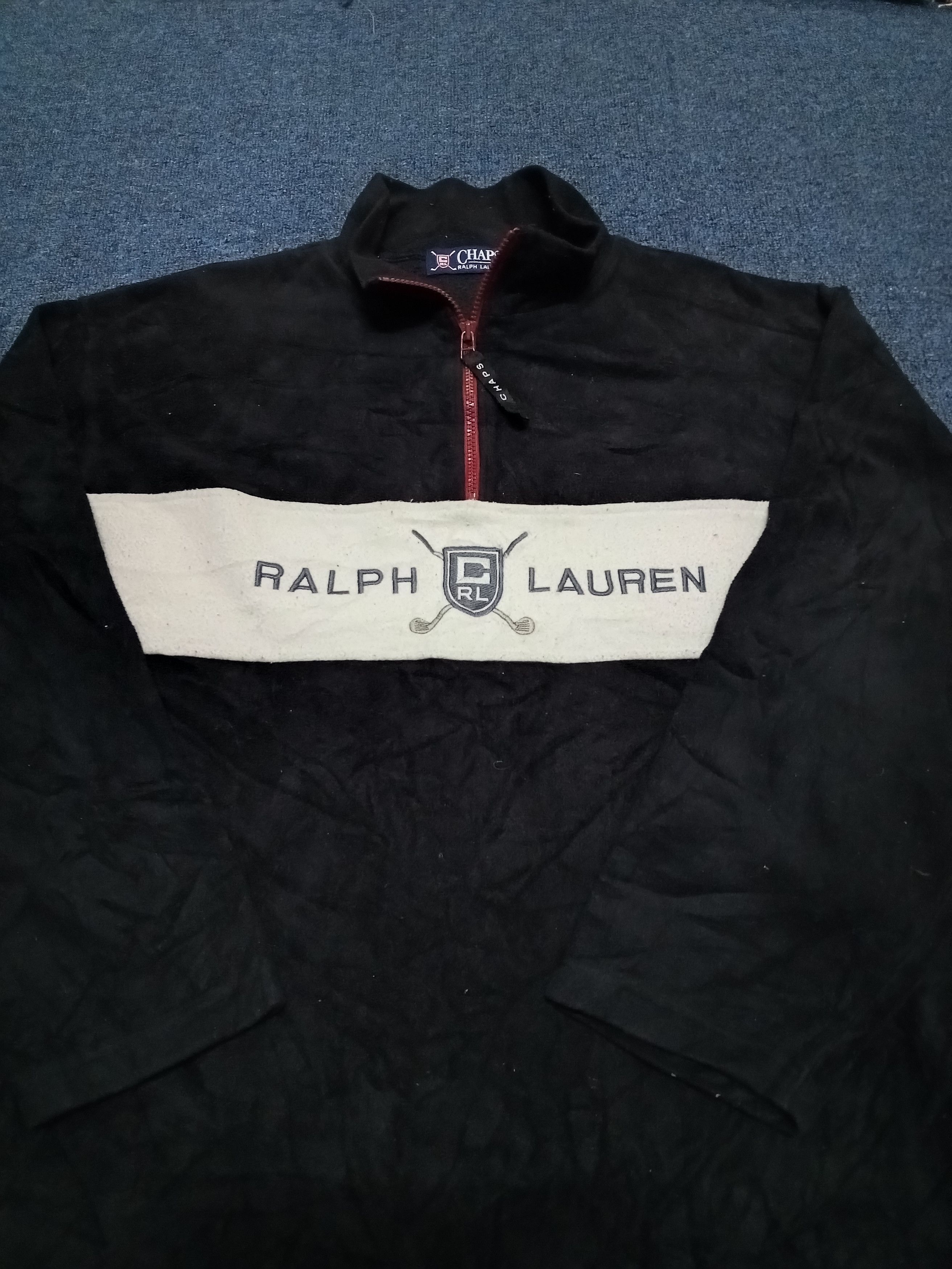 Chaps Ralph Lauren CHAPS RALPH LAUREN FLEECE HALF ZIP Size US XL / EU 56 / 4 - 1 Thumbnail