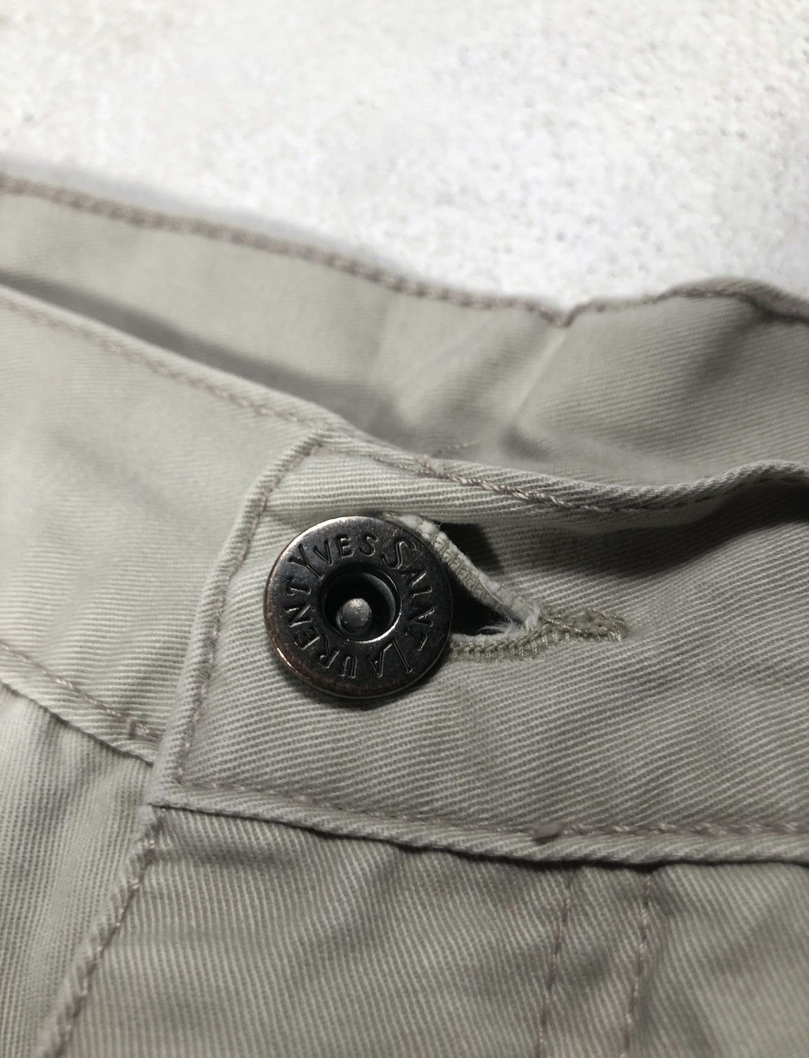 Yves Saint Laurent Yves Saint Laurent 90s Big Logo Vintage Casual Pants Size US 34 / EU 50 - 4 Thumbnail