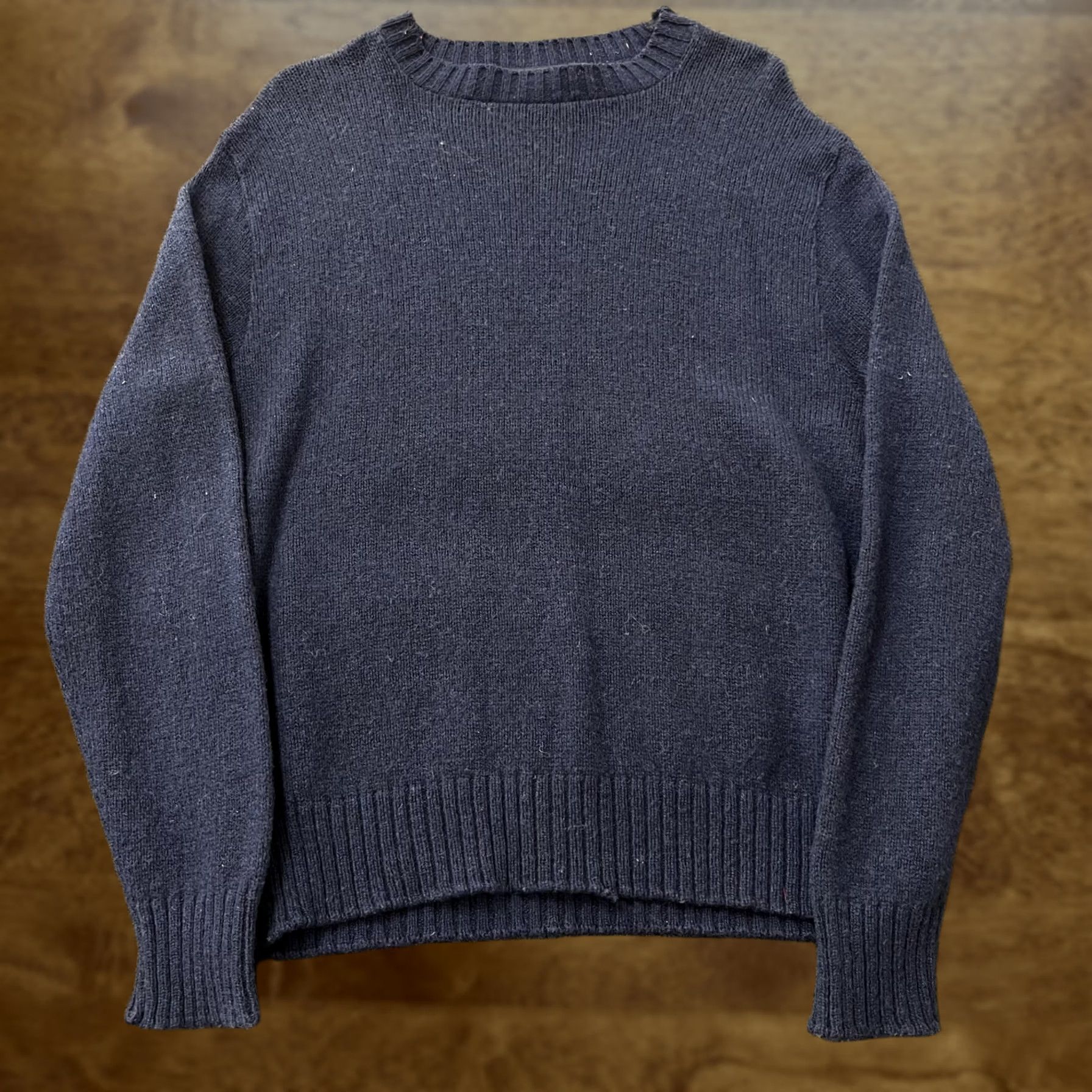 Vintage VINTAGE Horne's Sweater Mens Large Navy Wool Blend Crewneck Made USA 80s Size US L / EU 52-54 / 3 - 1 Thumbnail