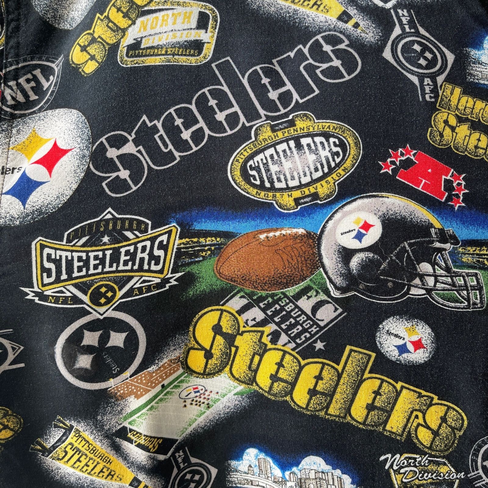 NFL VINTAGE Y2K NFL Pittsburgh Steelers Aloha Shirt Size XL Size US XL / EU 56 / 4 - 4 Thumbnail