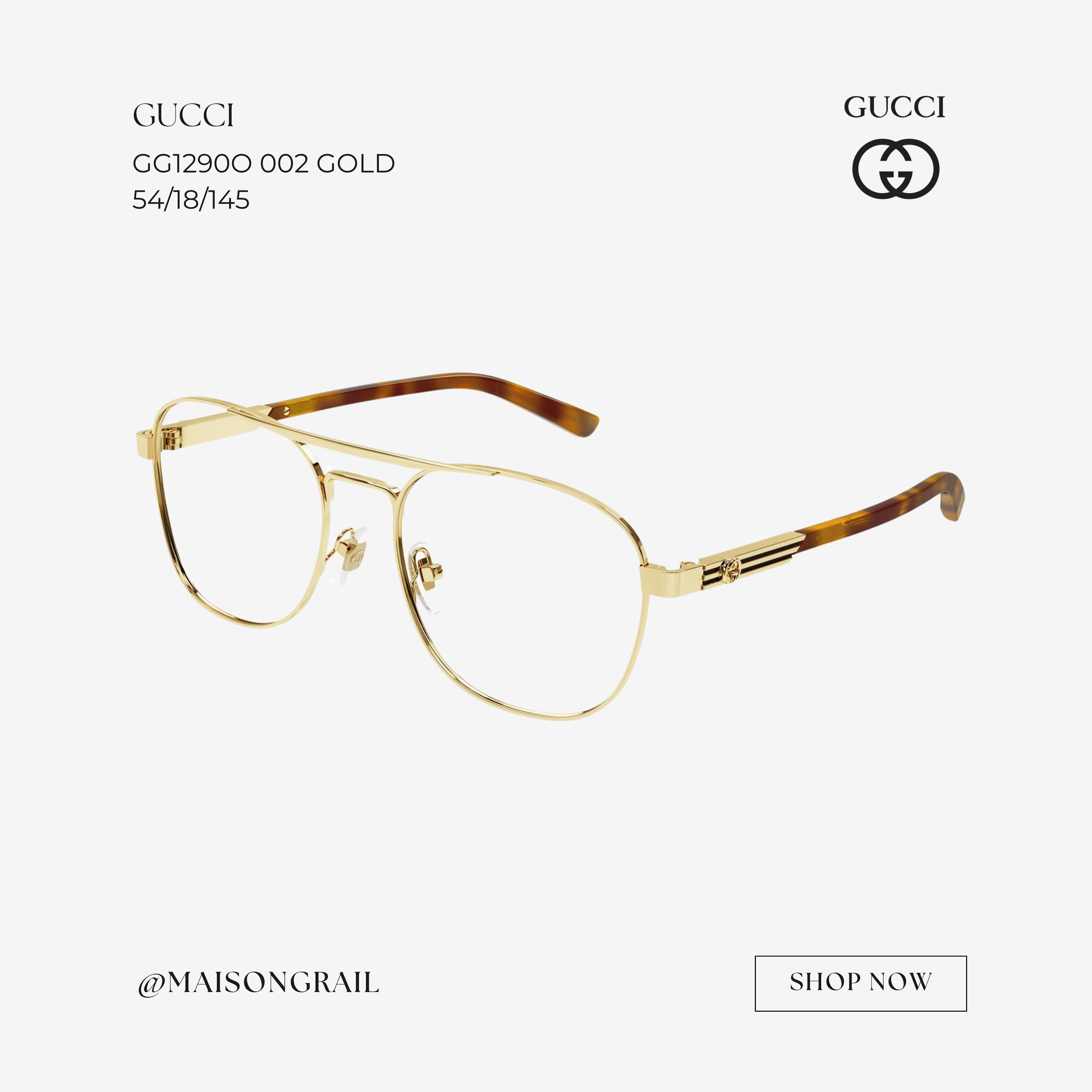 Gucci GUCCI GG1290O 002 EYEGLASSES Size ONE SIZE - 1 Thumbnail
