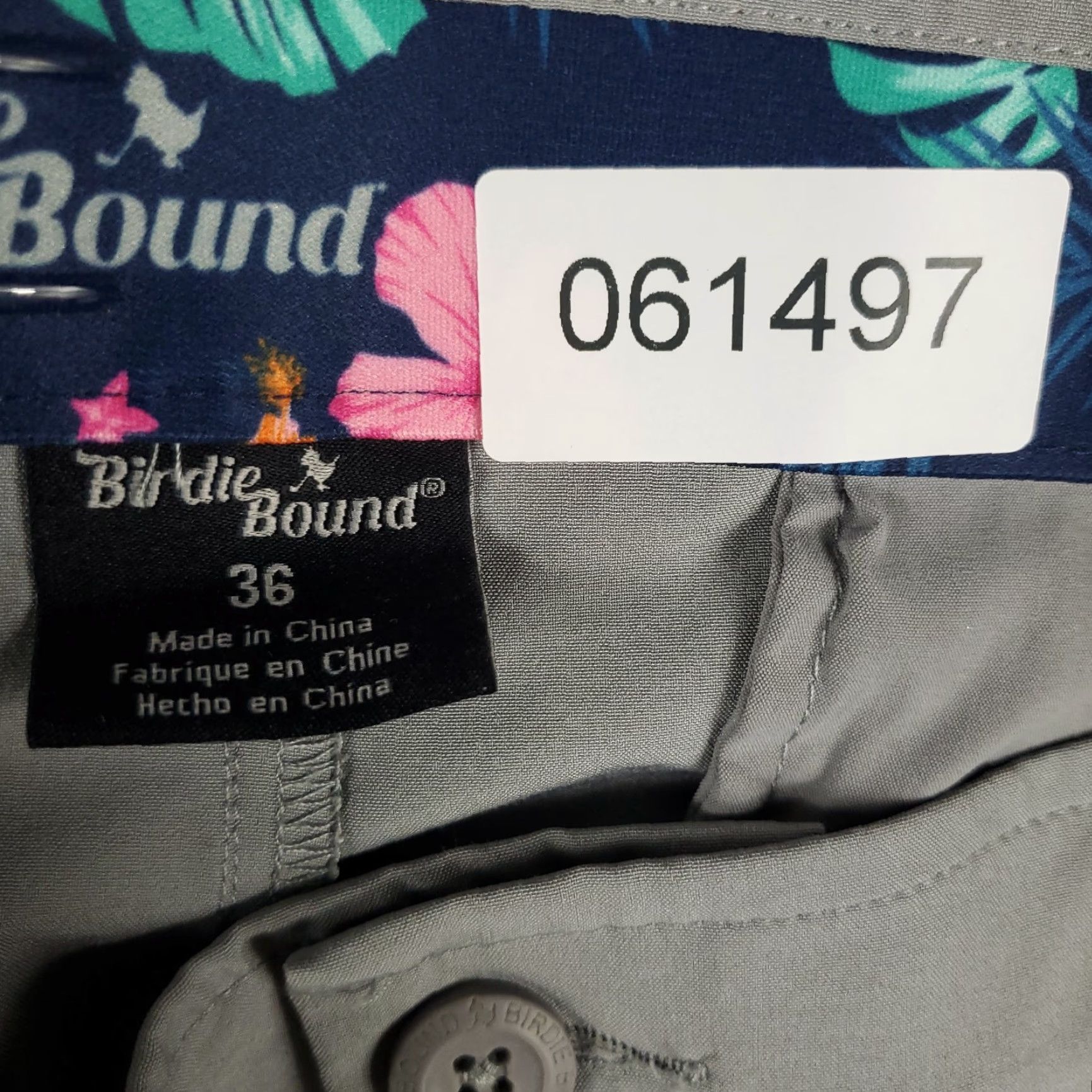Vintage Birdie Bound Shorts Mens 36 Gray Performance Golf Cargo Pockets Casual Size US 36 / EU 52 - 6 Thumbnail