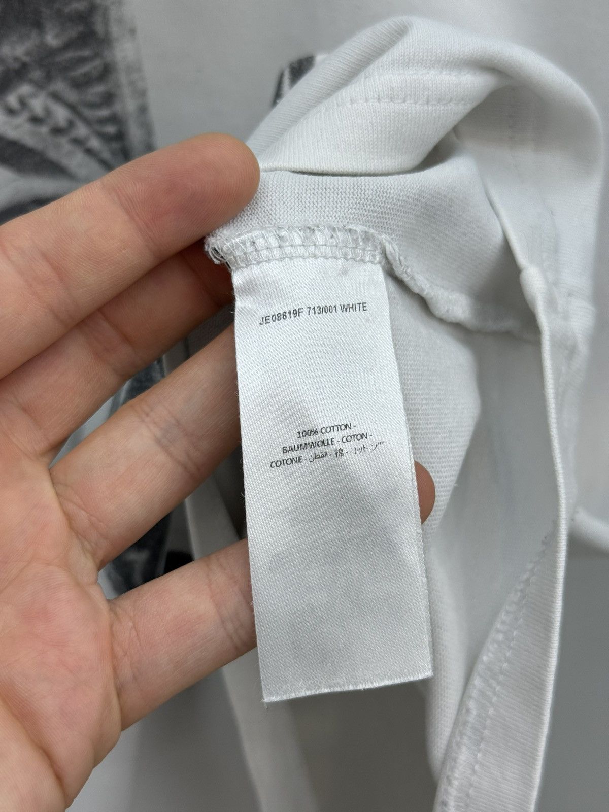 JW Anderson JW Anderson JW Anderson Ghotic Panel Printed Cotton Tee Size US M / EU 48-50 / 2 - 6 Thumbnail
