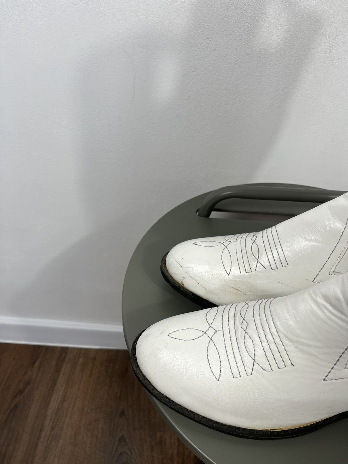 Other Women’s White Western Cowboy Boots EU 41 Faux Leather Size US 10 / IT 40 - 11 Thumbnail