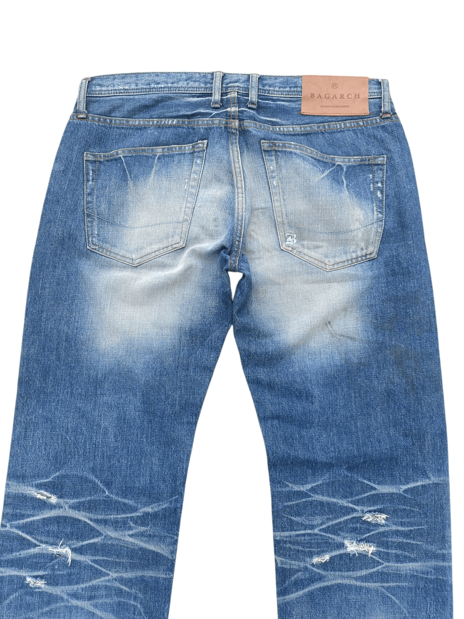 Japanese Brand Japanese Brand BAGARCH Selvedged Distressed Jeans E089 Size US 35 - 16 Thumbnail