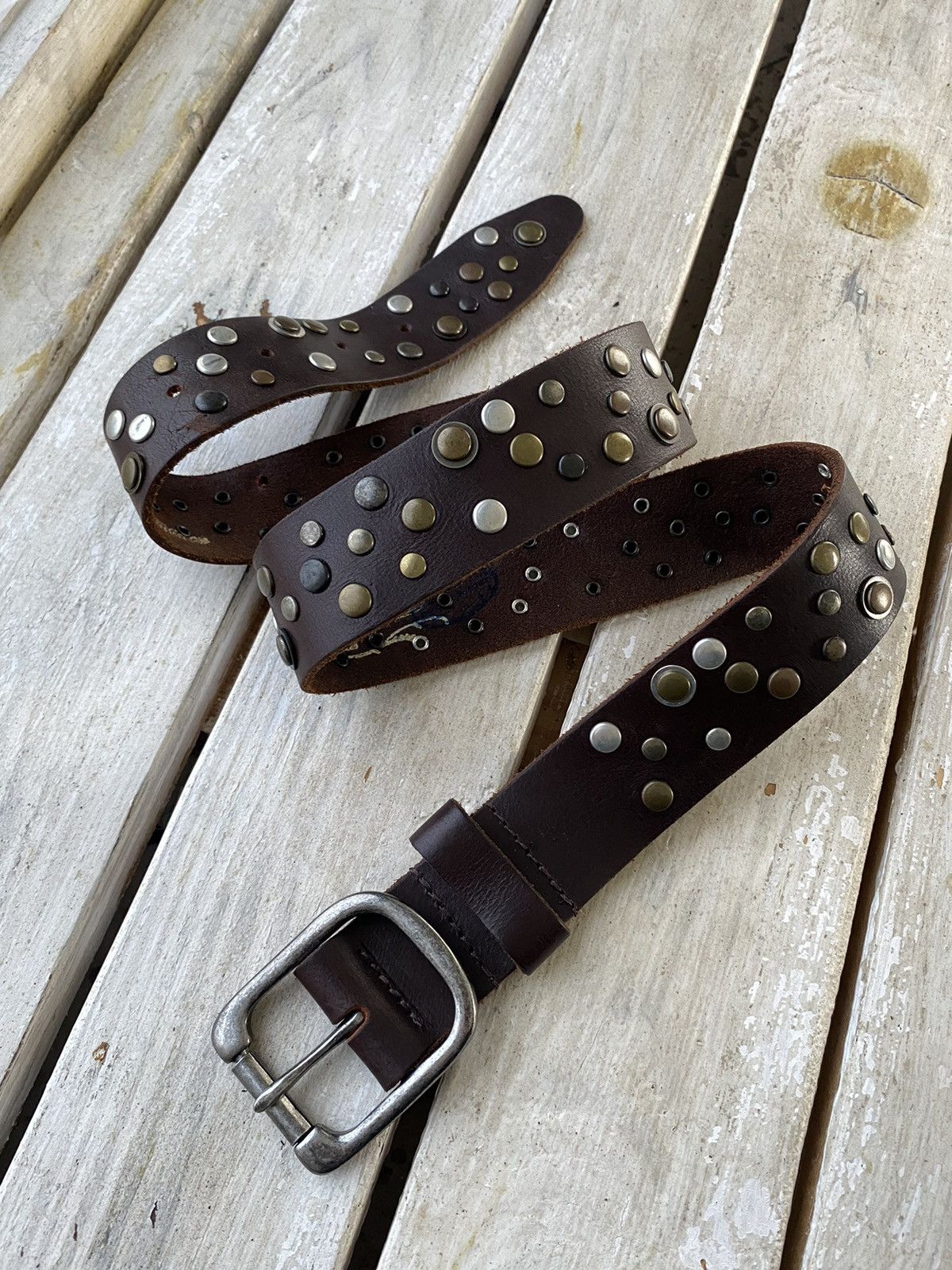 Hysteric Glamour × Leather × Vintage Vintage Leather Belt