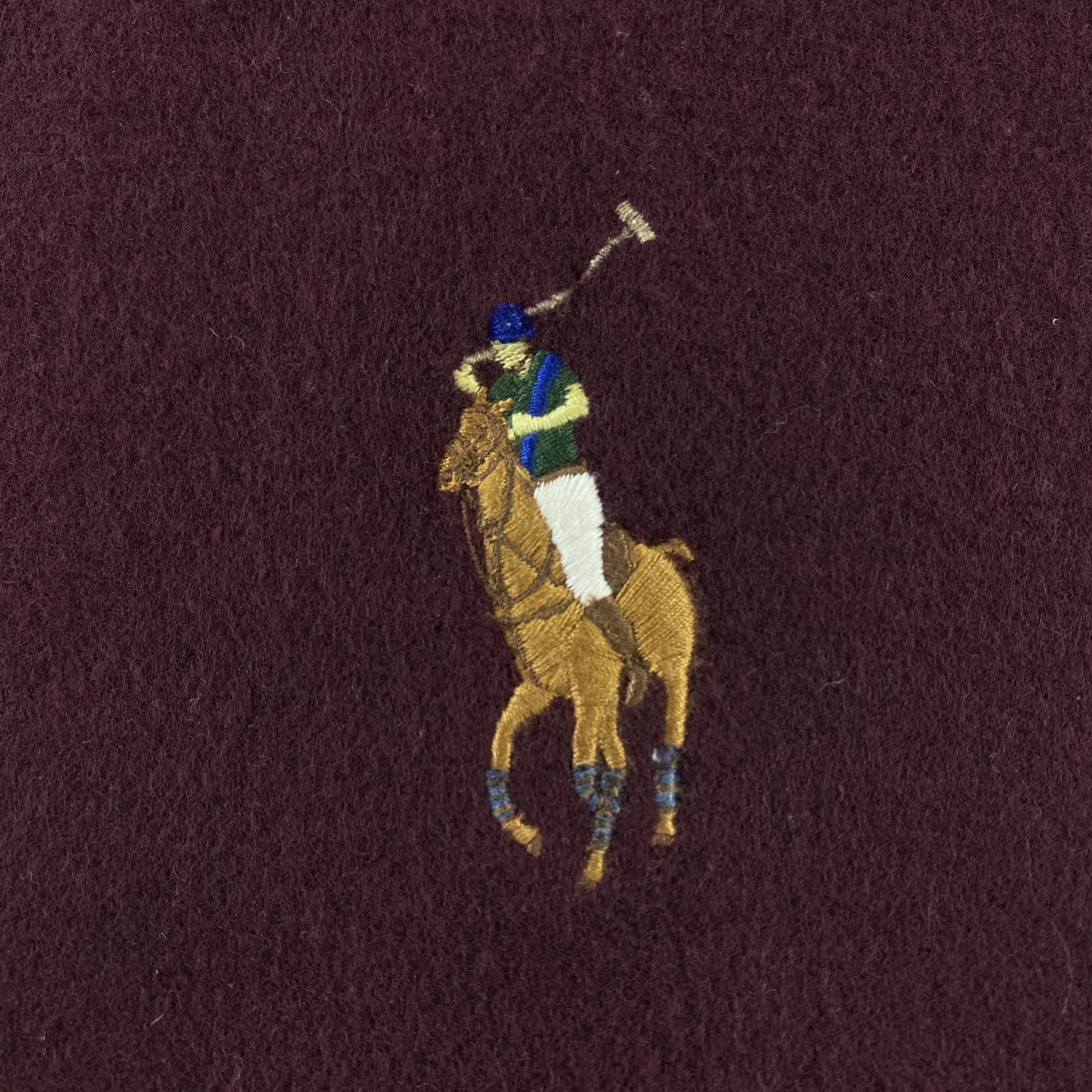 Polo Ralph Lauren Polo Ralph Lauren Scarf Plain Neck Wrap Wool Muffler Size ONE SIZE - 4 Thumbnail