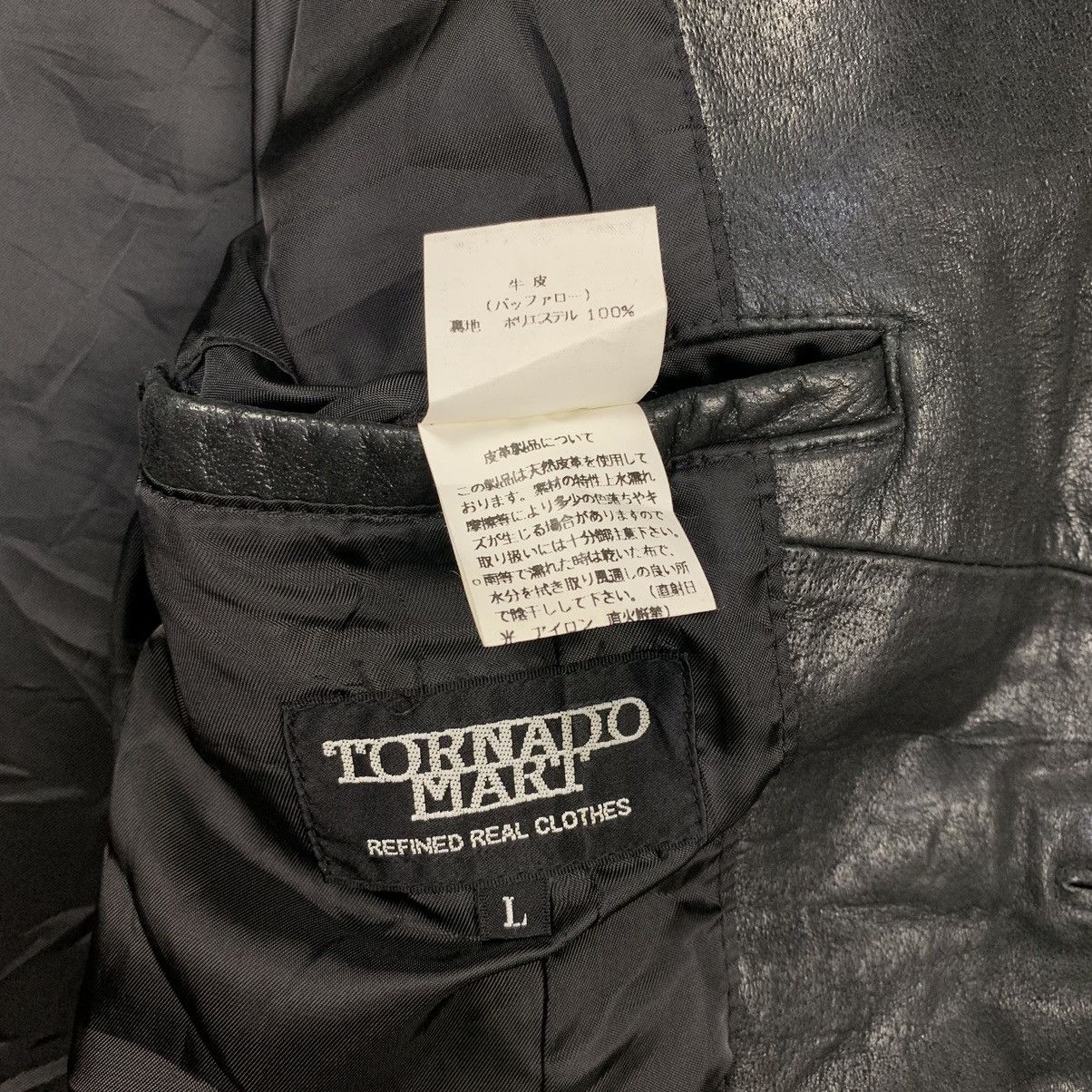 Tornado Mart Tornado mart blazer leather jacket Size US L / EU 52-54 / 3 - 9 Thumbnail