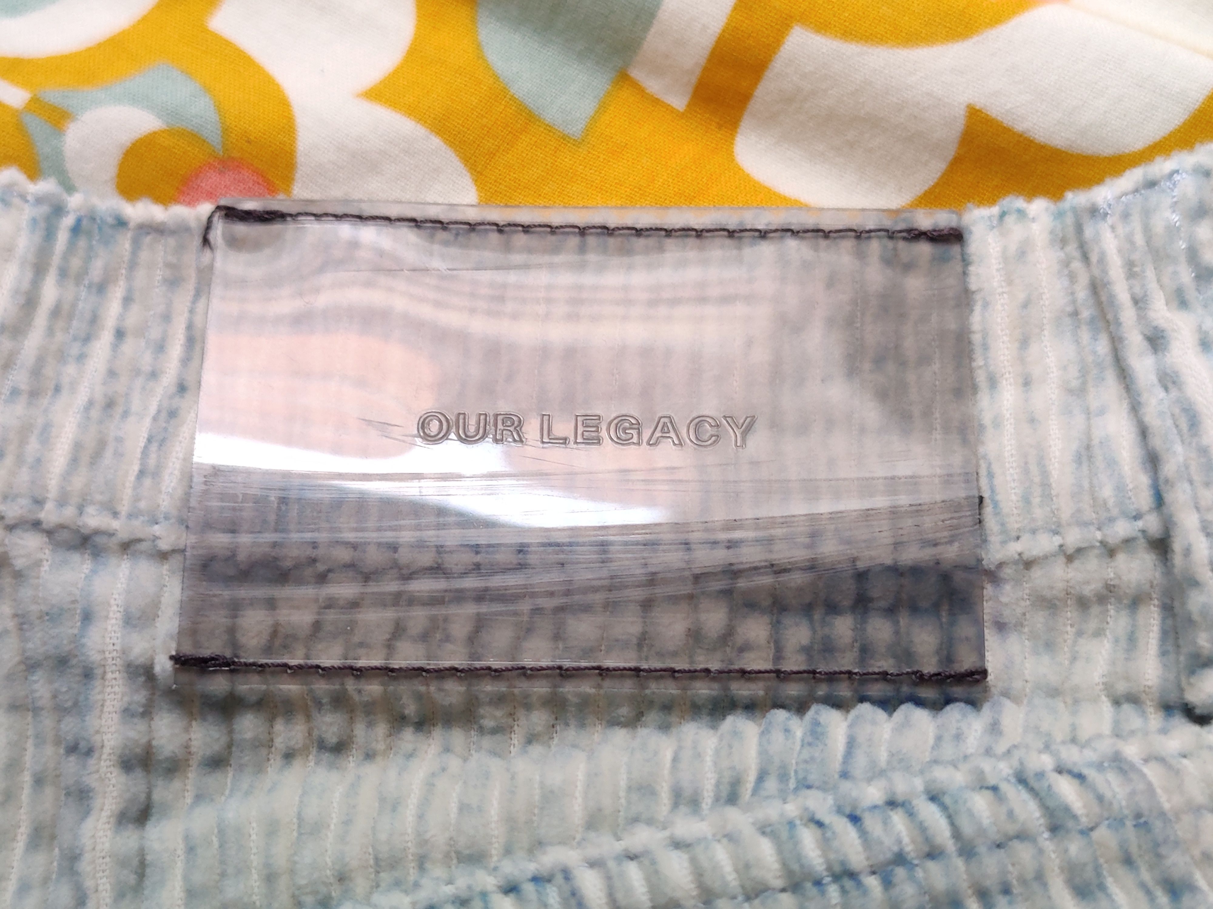Our Legacy Corduroy Vast Cut Blue Brush Stroke Print Size US 30 / EU 46 - 9 Thumbnail