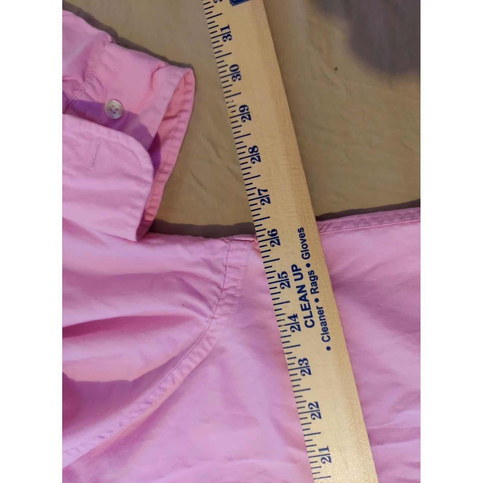 Brooks Brothers Brooks Brothers Shirt Mens XL Pink Dress Button Cotton Size 46R - 4 Thumbnail