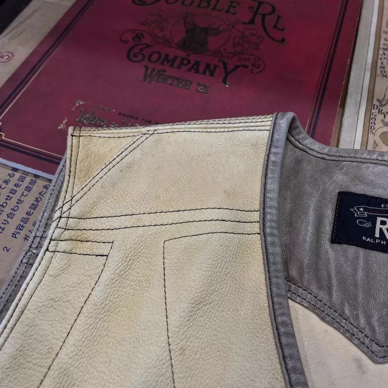 RRL Ralph Lauren RRL Ralph Lauren Make old tassel leather vest Size US M / EU 48-50 / 2 - 8 Thumbnail