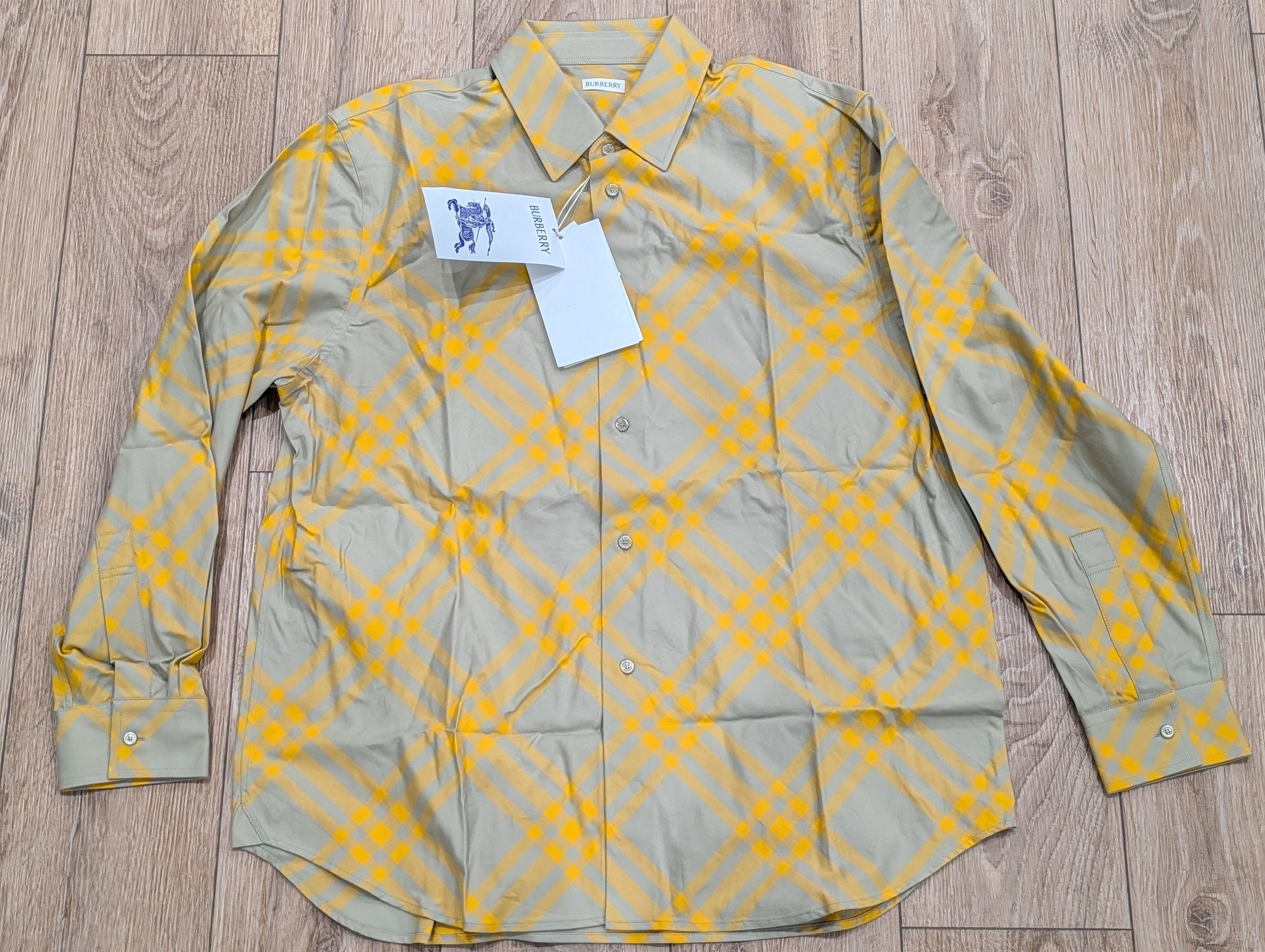 Burberry BURBERRY Check Pattern Flannel Button Up Shirt Hunter IP 2XL Size US XXL / EU 58 / 5 - 1 Thumbnail