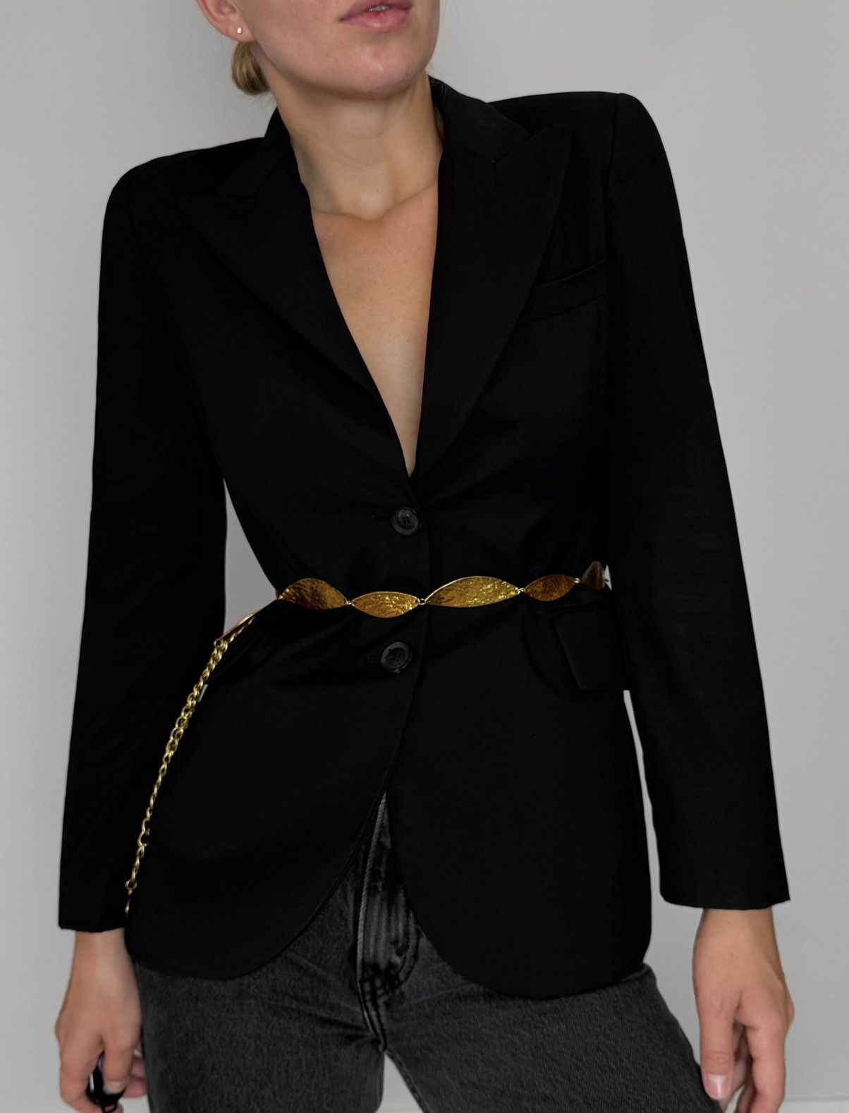 Gucci Gucci Uniform Black Classic Women's Blazer Size 38 Size XS / US 0-2 / IT 36-38 - 2 Thumbnail
