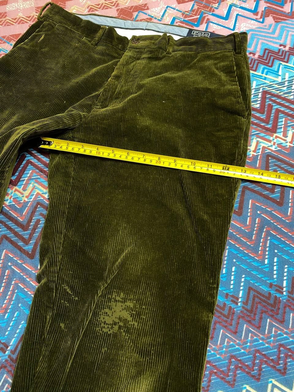 Polo Ralph Lauren × Vintage Vintage Polo Ralph Lauren Velvet Pants Y2K Corduroy Size US 34 / EU 50 - 12 Thumbnail