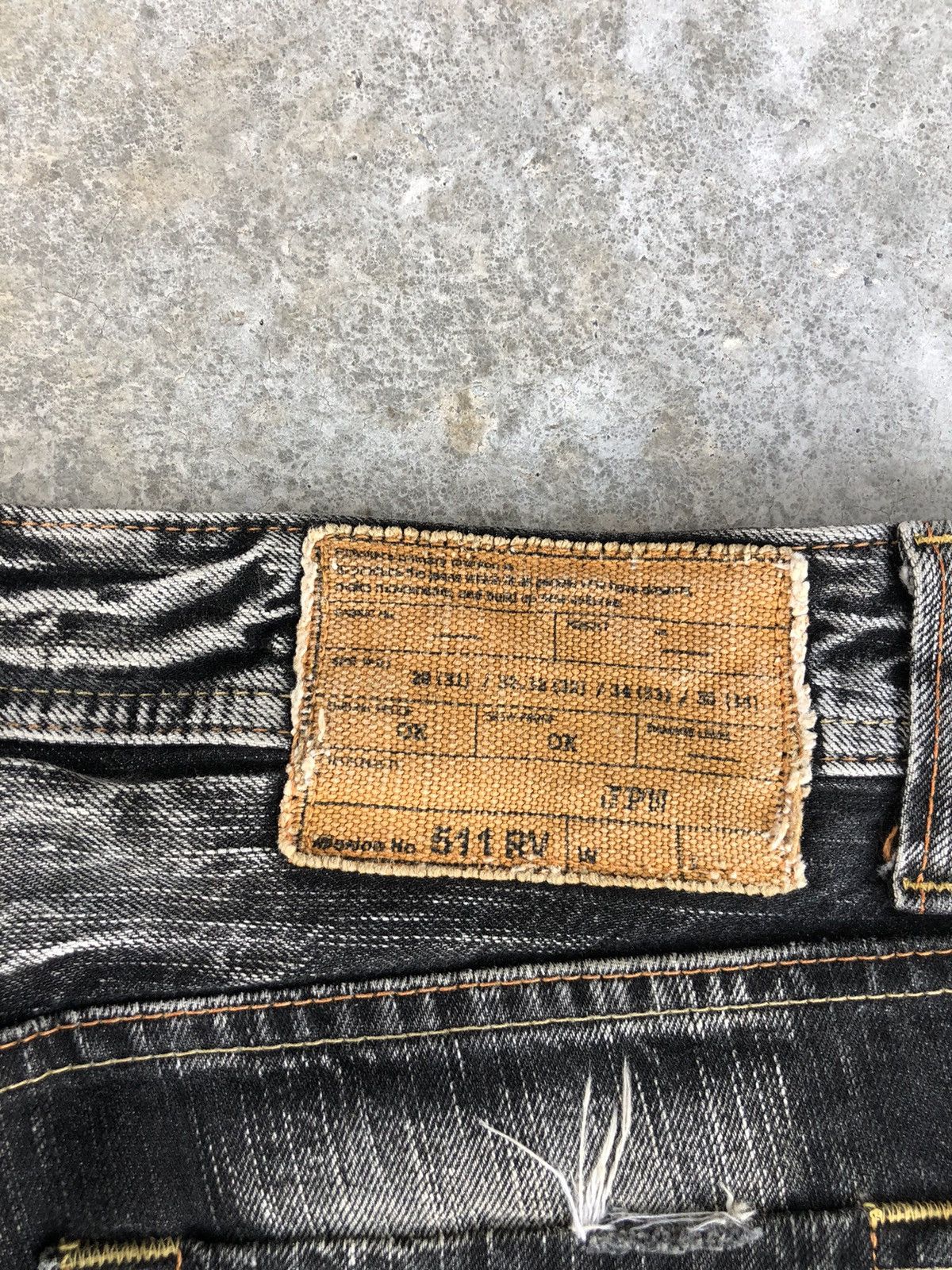 Edwin Japanese Edwin Flared Jeans Distressed Jeans 511 RV Size US 31 - 18 Thumbnail