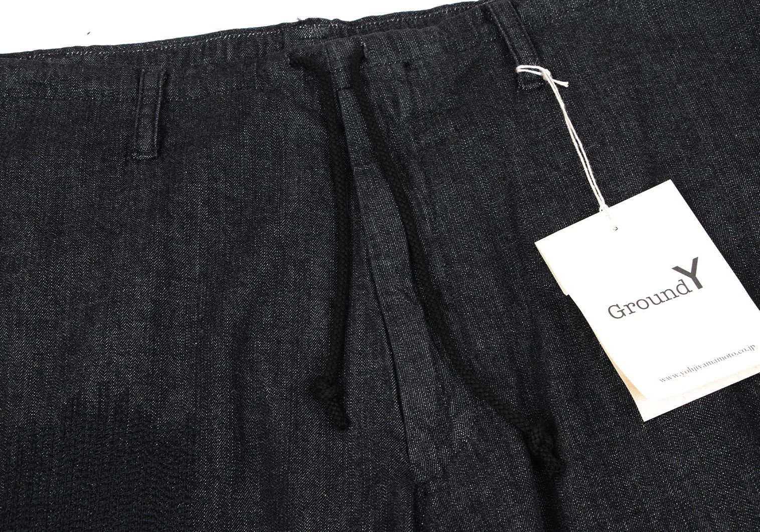 Yohji Yamamoto Repair Design Denim Pants in Black Size 3 Size US 34 / EU 50 - 5 Thumbnail
