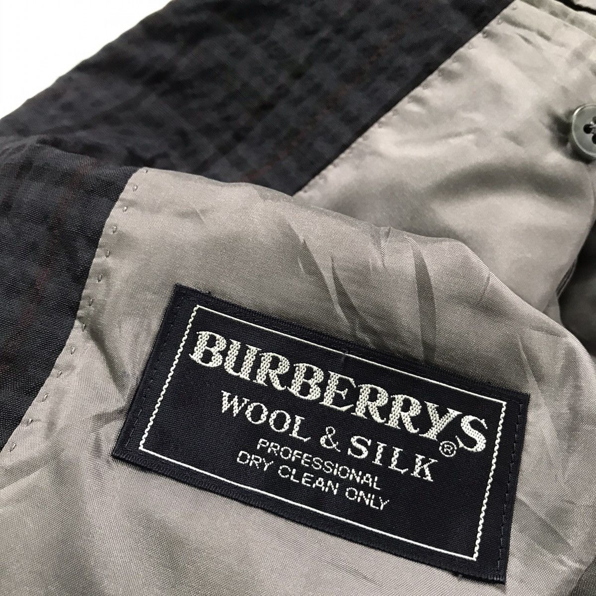 Burberry Burberrys wool & silk blazer jacket made in Japan Size US S / EU 44-46 / 1 - 16 Thumbnail
