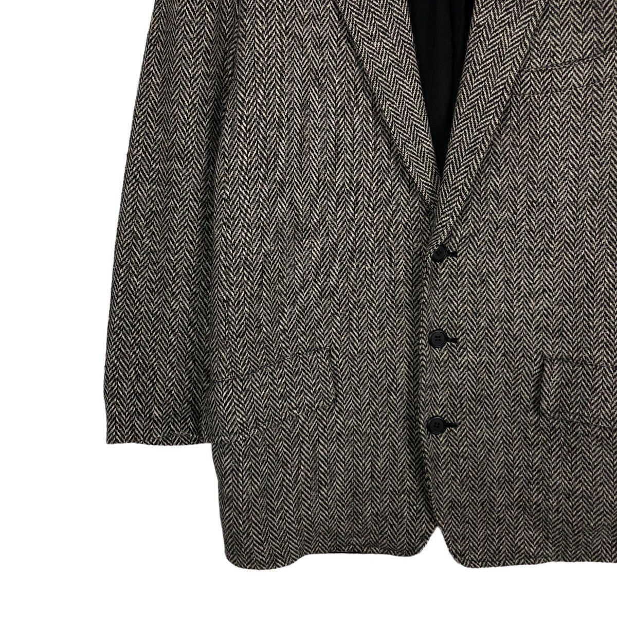 Issey Miyake 🔥VTG IS ISSEY MIYAKE WOOL JACKET HERRINGBONE DOUBLE BREAST Size US M / EU 48-50 / 2 - 4 Thumbnail
