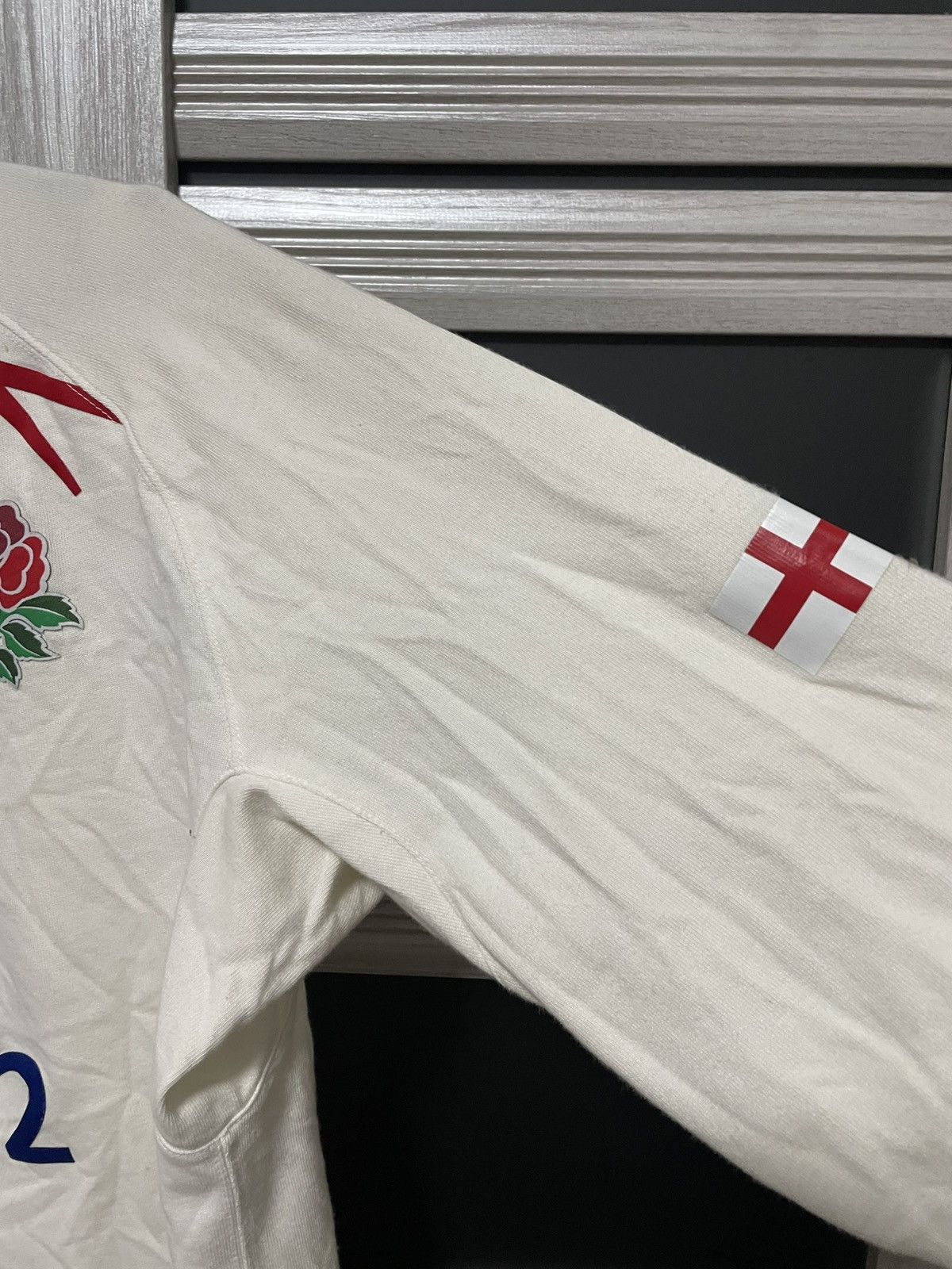 Nike × Vintage Vintage 2007 England Longsleeve Rugby Jersey Y2K O2 Shirt Size US M / EU 48-50 / 2 - 2 Thumbnail