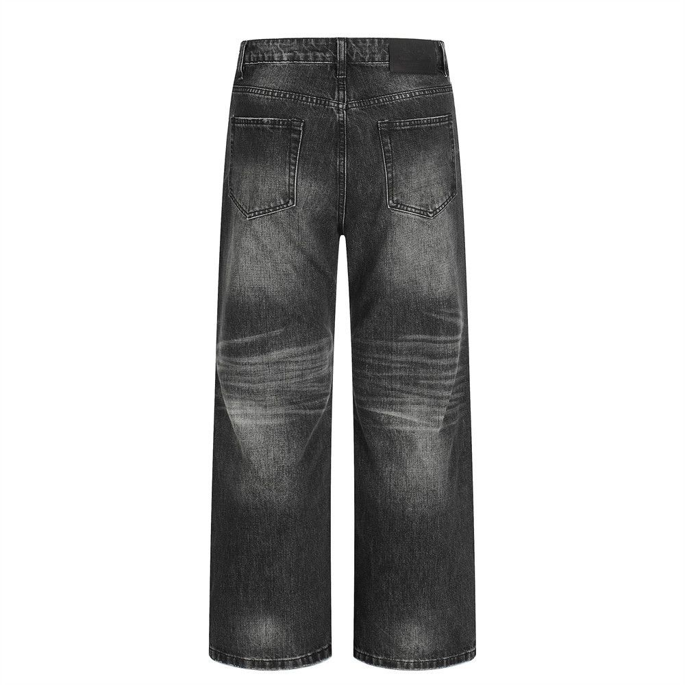 Jean American Vintage Washed & Distressed Straight-Leg Jeans Size US 32 / EU 48 - 2 Thumbnail