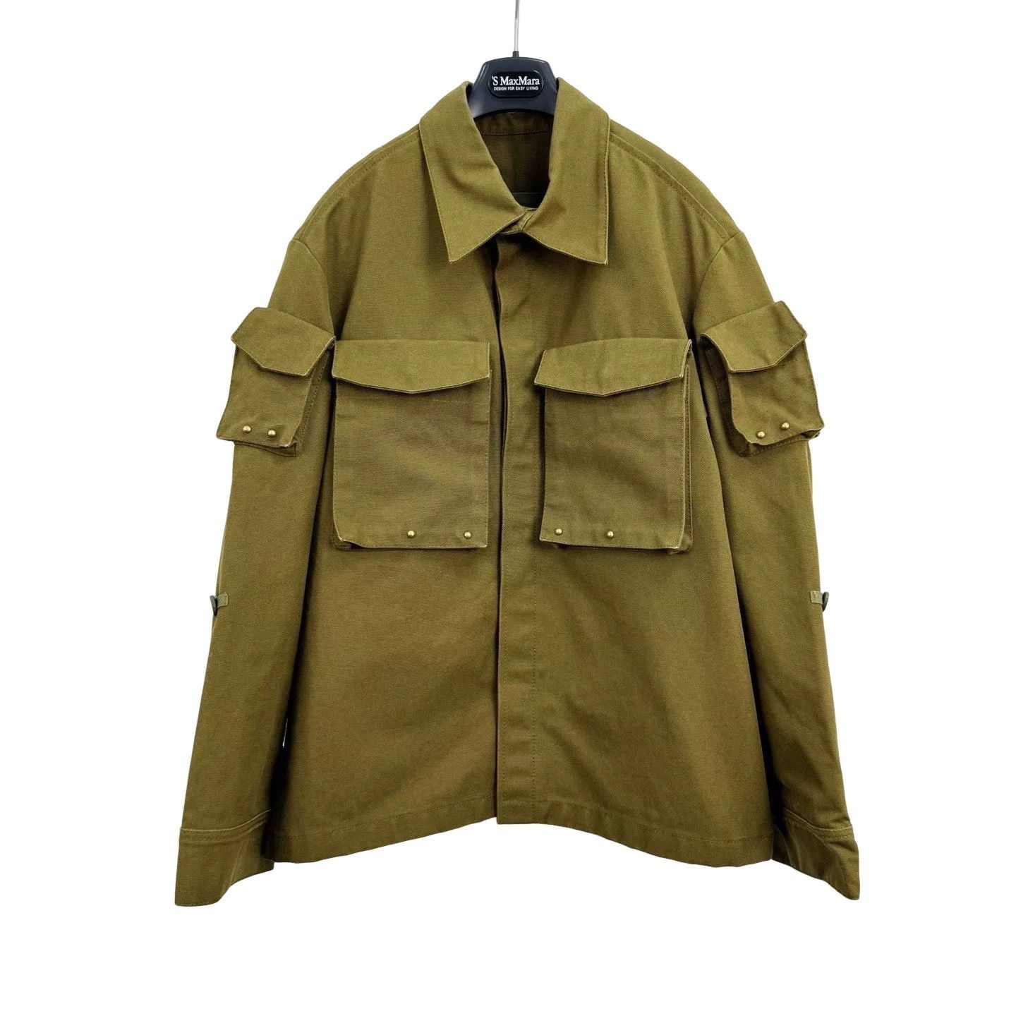 Louis Vuitton Louis Vuitton Studded Logo Canvas Jacket L Size US L / EU 52-54 / 3 - 1 Thumbnail