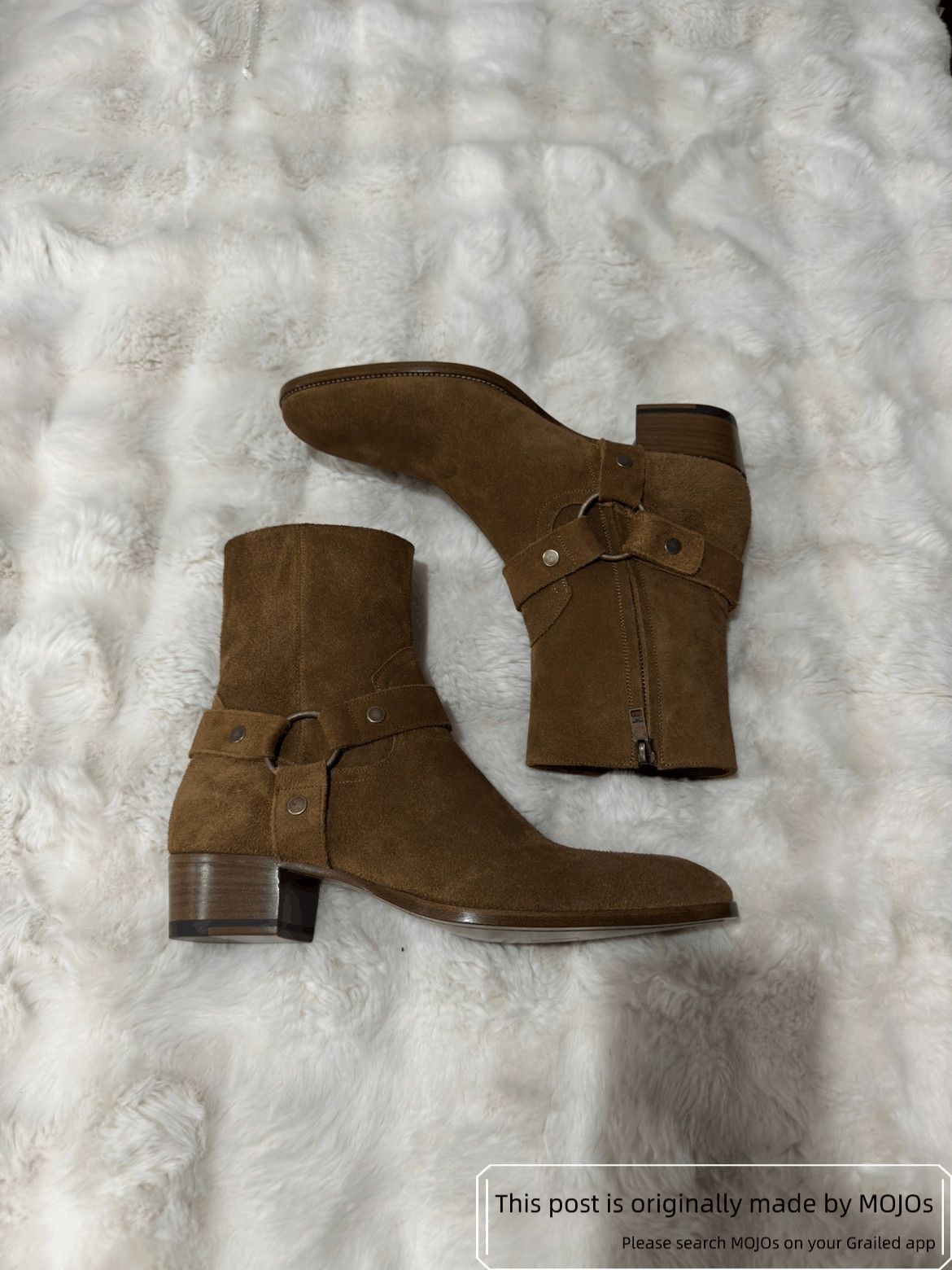 Saint Laurent Paris Sz 43 Saint Laurent Paris Buckle Wyatt 40 Harness Boots Size US 10 / EU 43 - 1 Thumbnail