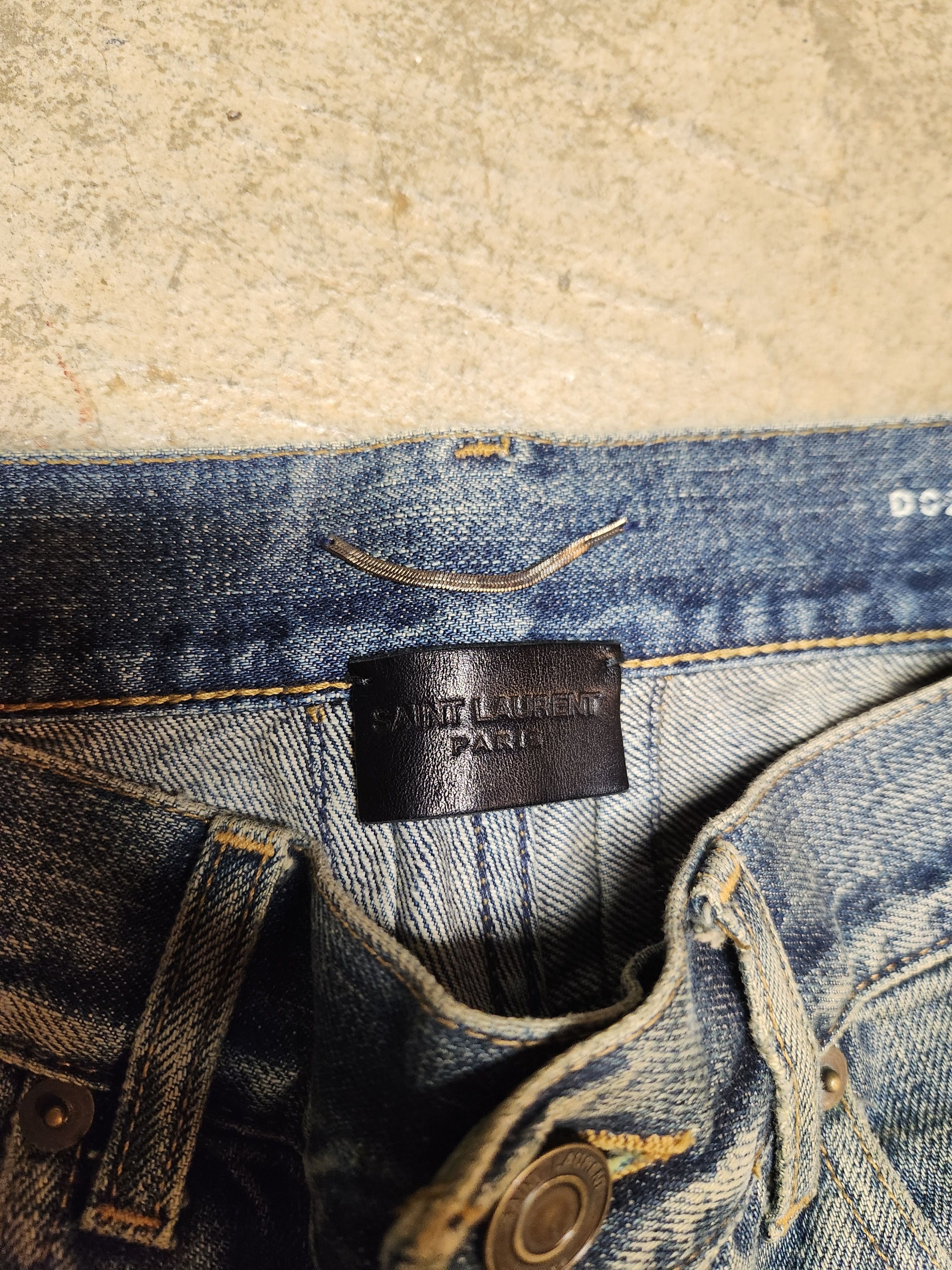Archival Vintage SAINT LAURENT PARIS 2015 Hedi Japanese Selvedge D02 - View 4