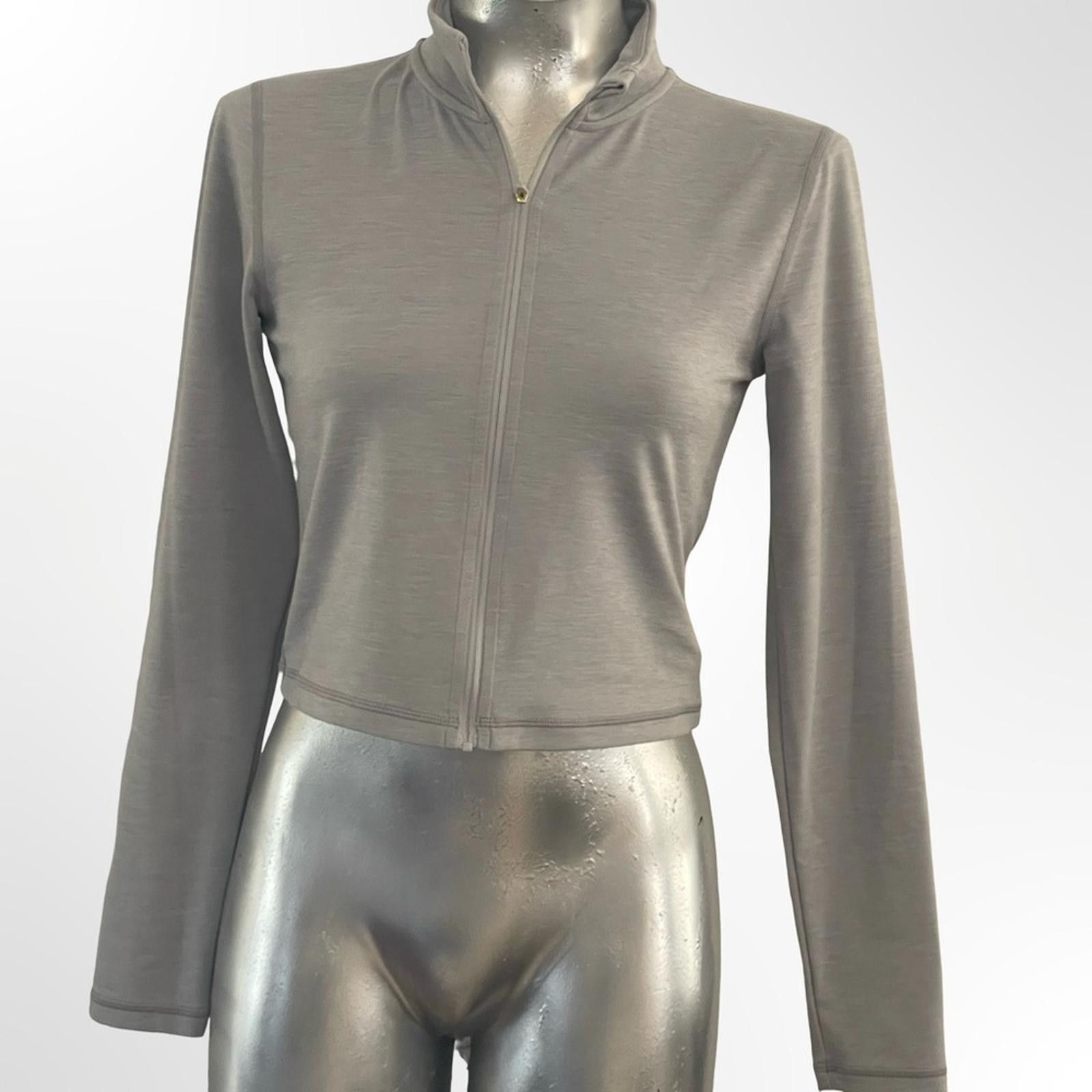 Other Golden Women's Medium sized Gray Long Sleeve Short Top Size M / US 6-8 / IT 42-44 - 1 Thumbnail