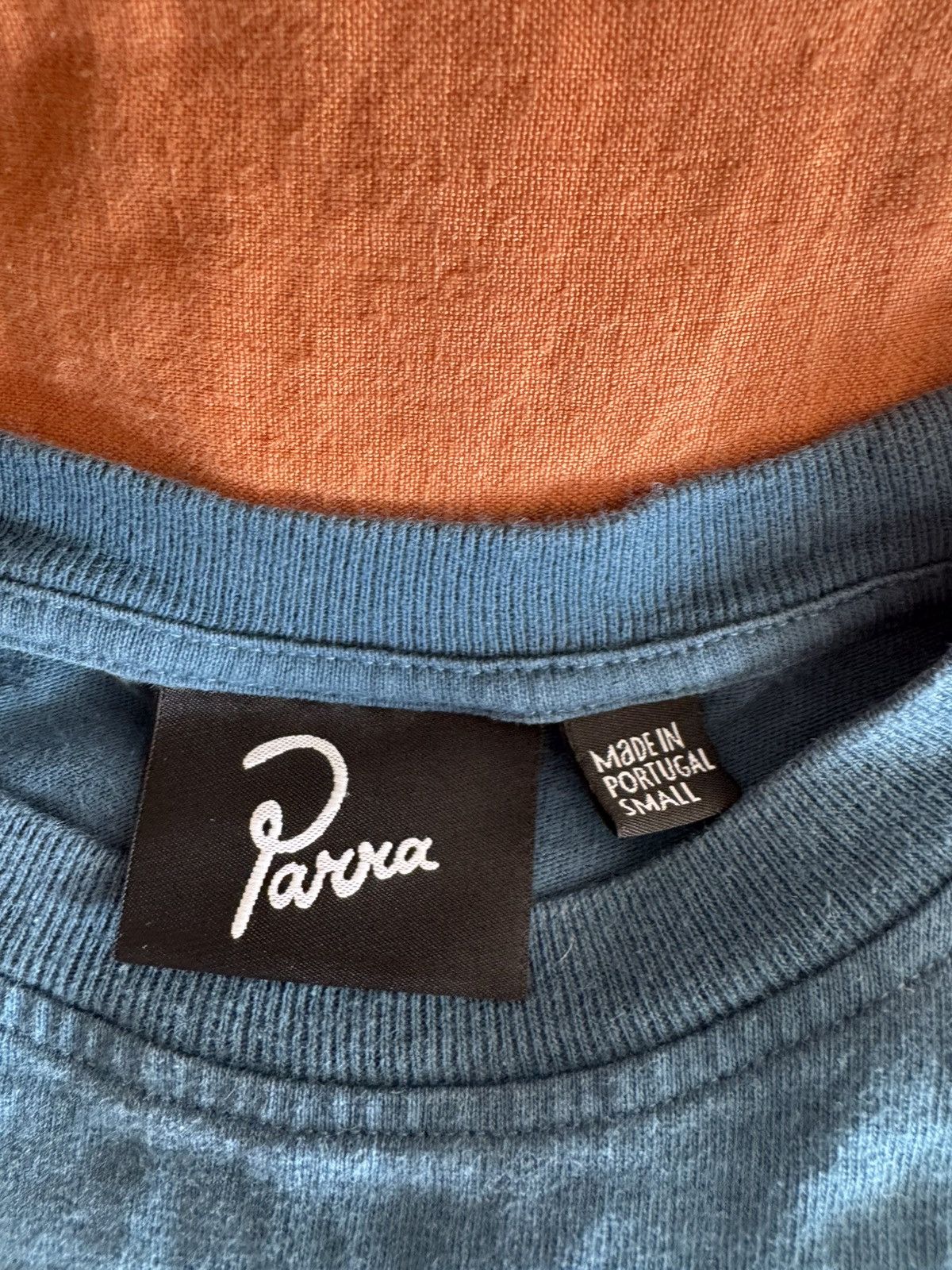 By Parra By Parra "Crane" Embroidered Graphic Tee - Blue - Small Size US S / EU 44-46 / 1 - 4 Thumbnail