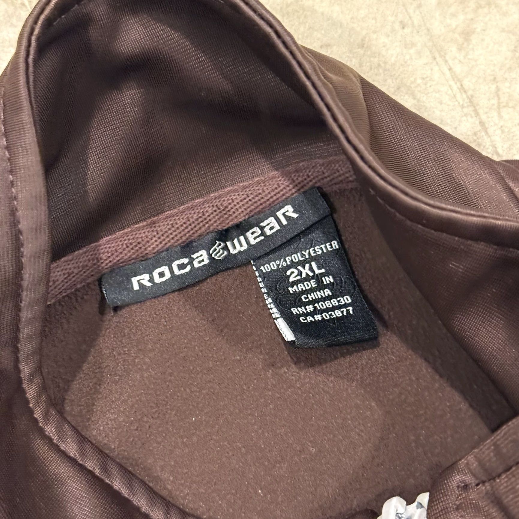 Rocawear VINTAGE Rocawear Mens 2XL Brown Full Zip Track Jacket Activewear The Rock Mens Jacket Brown 2XL Track Jacket Rock Themes Size US XXL / EU 58 / 5 - 3 Thumbnail